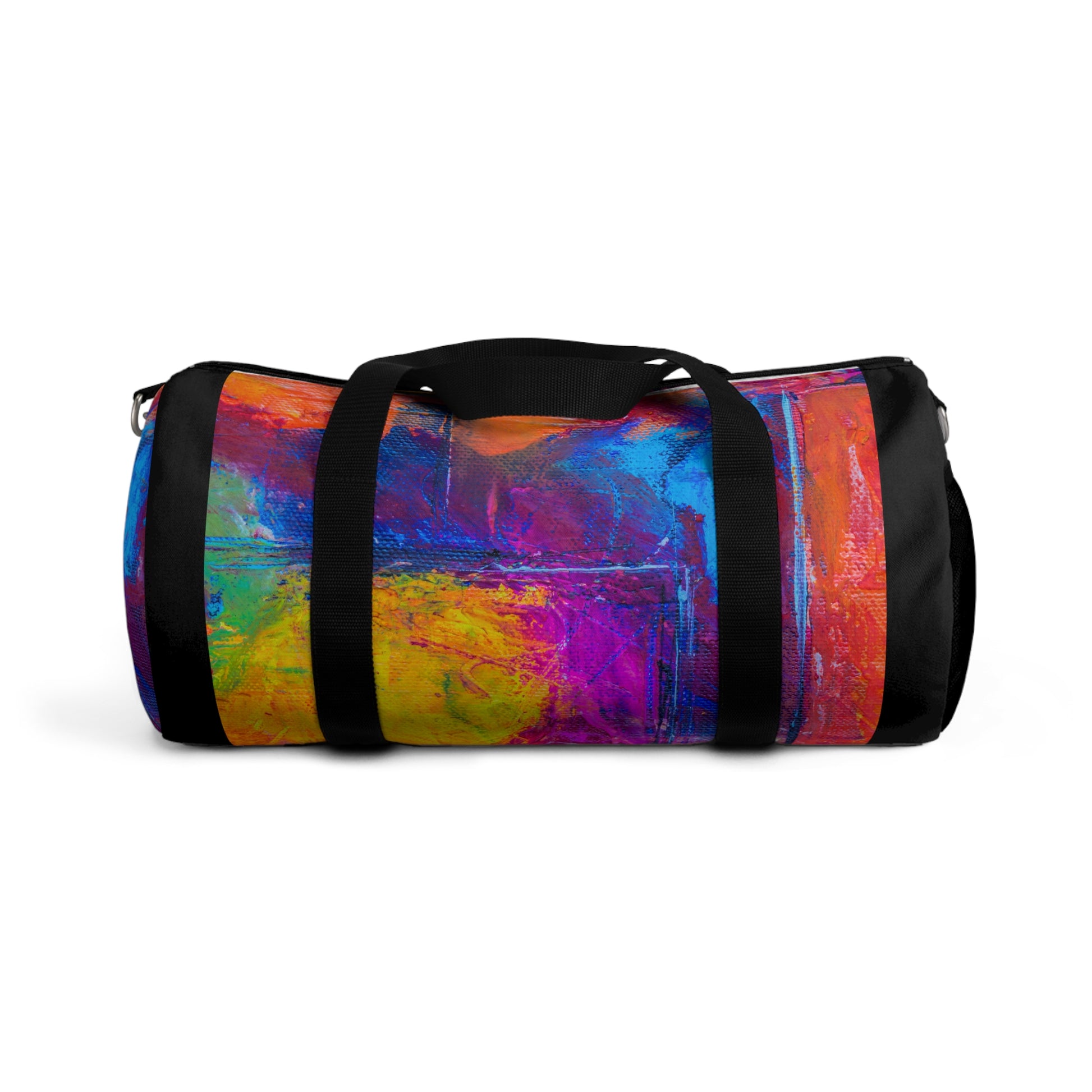 Vibrant Abstract Duffel Bag Colorful Artwork