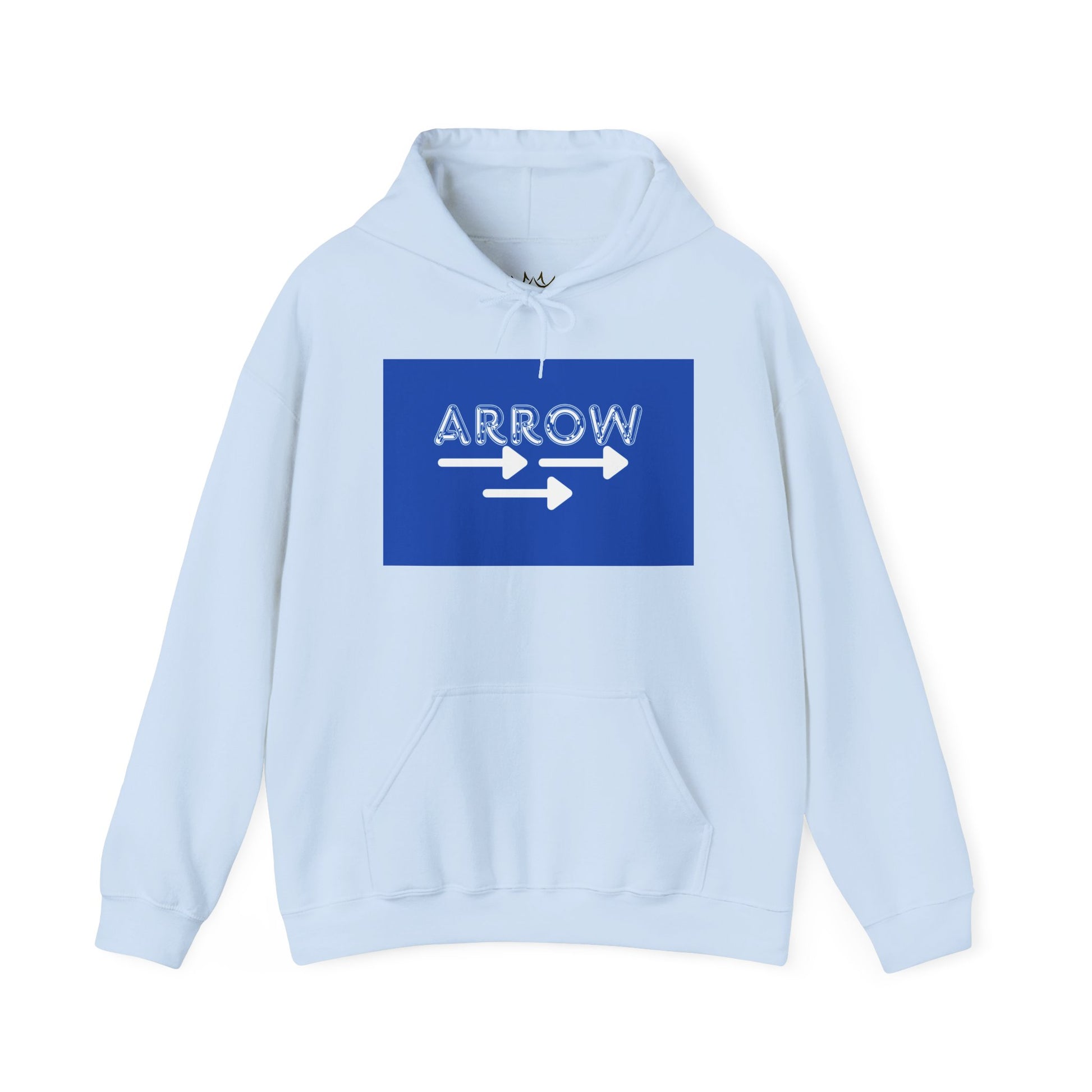 Arrow Design Unisex Hoodie, Cozy Casual Sweatshirt, Perfect Gift for Friends