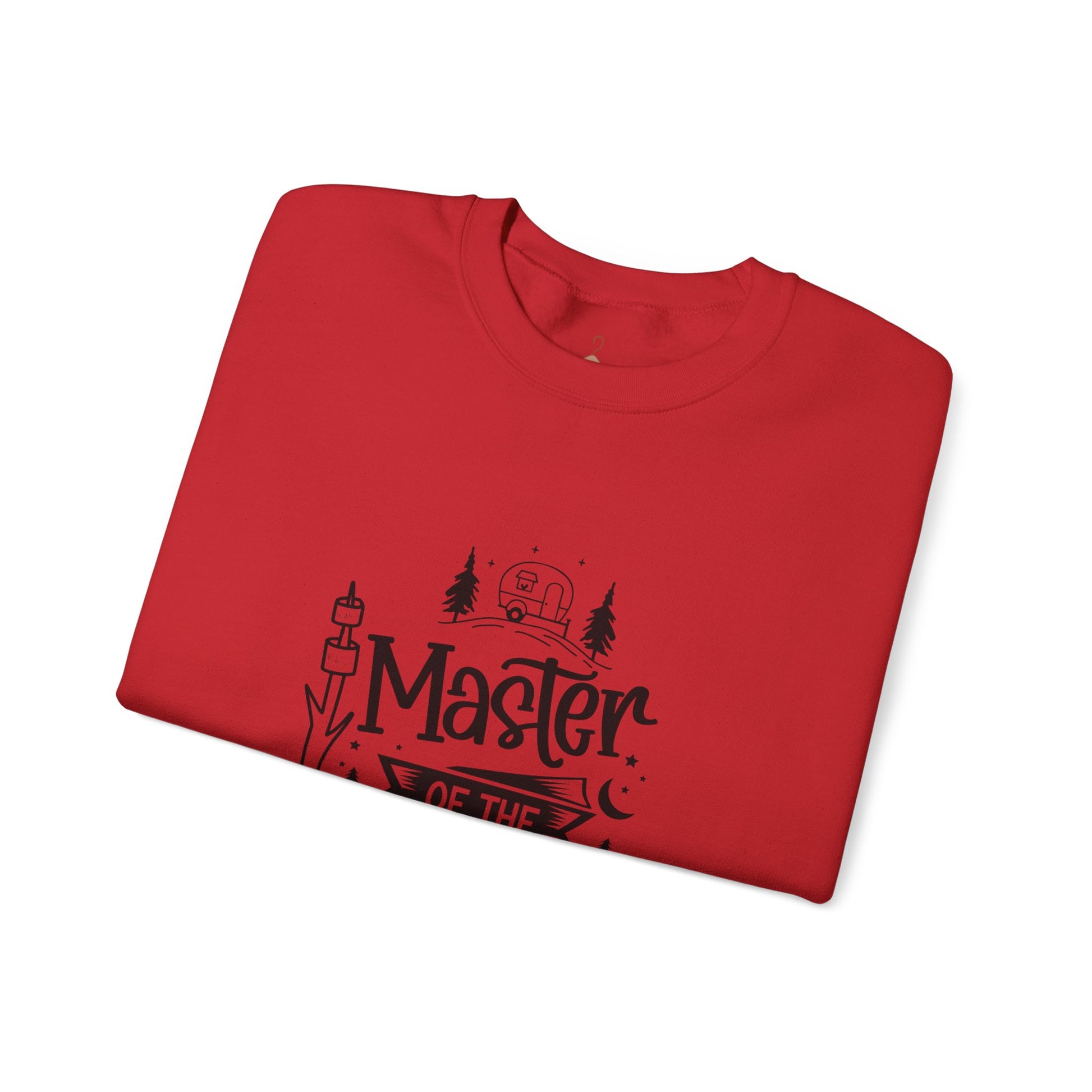 Camp Site Crewneck Sweatshirt — Outdoor Camping Graphic