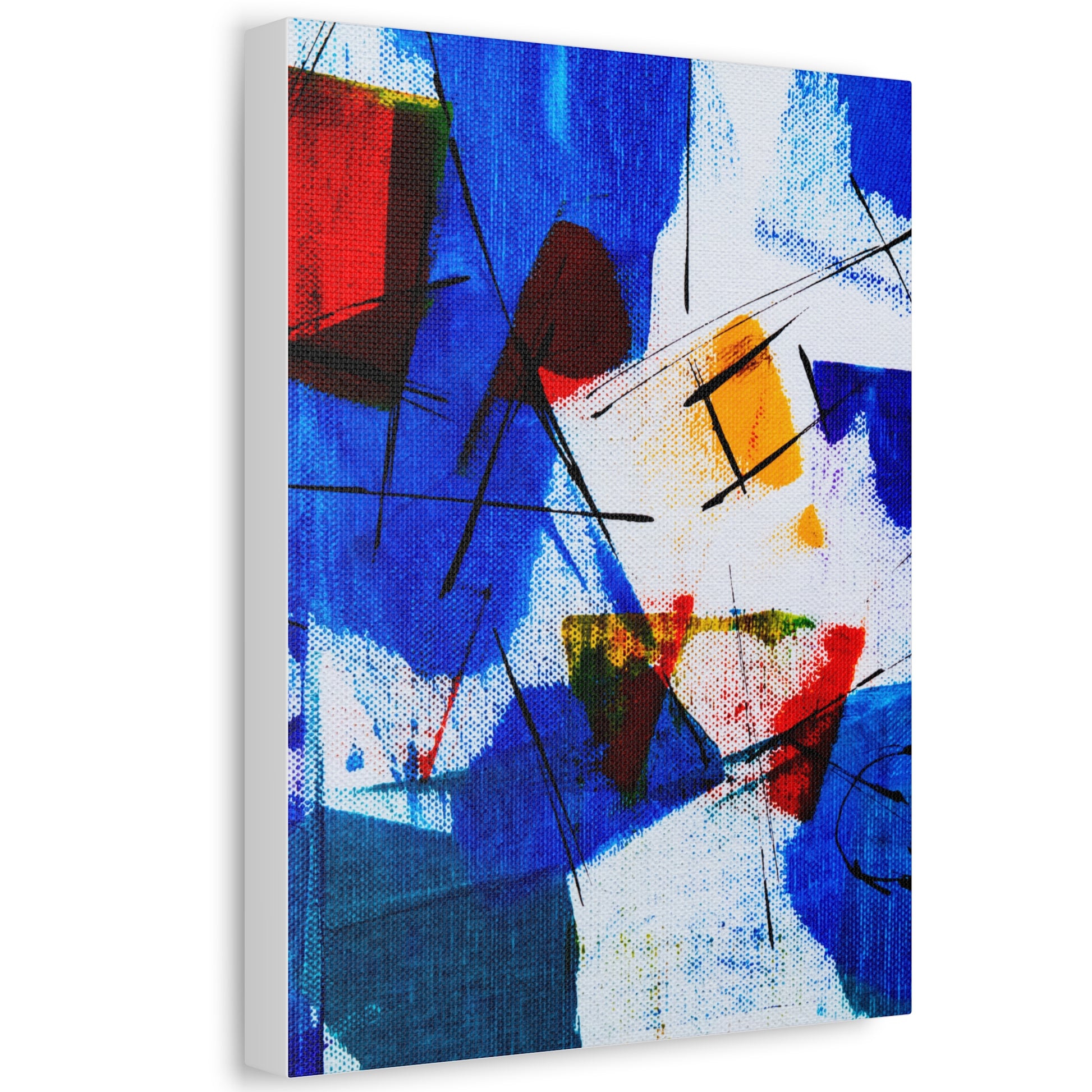 Vibrant Abstract Stretched Canvas Art