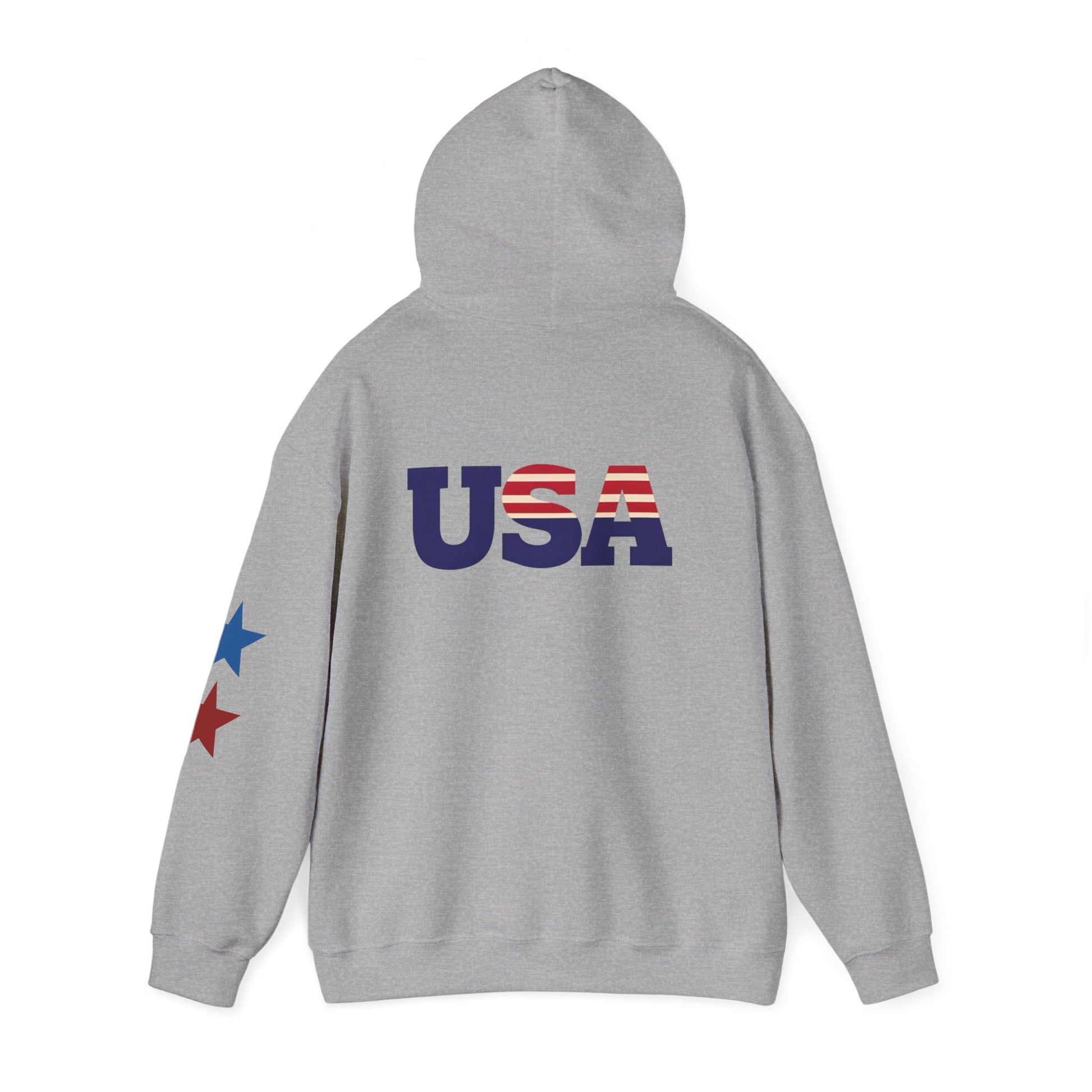 USA Flag Hoodie - Unisex Heavy Blend™ Sweatshirt