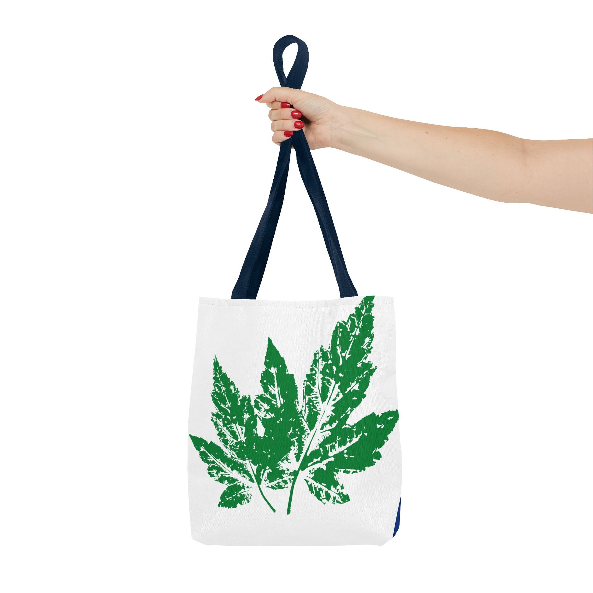 Stylish Leaf Print Tote Bag, Eco-Friendly Diaper Bag