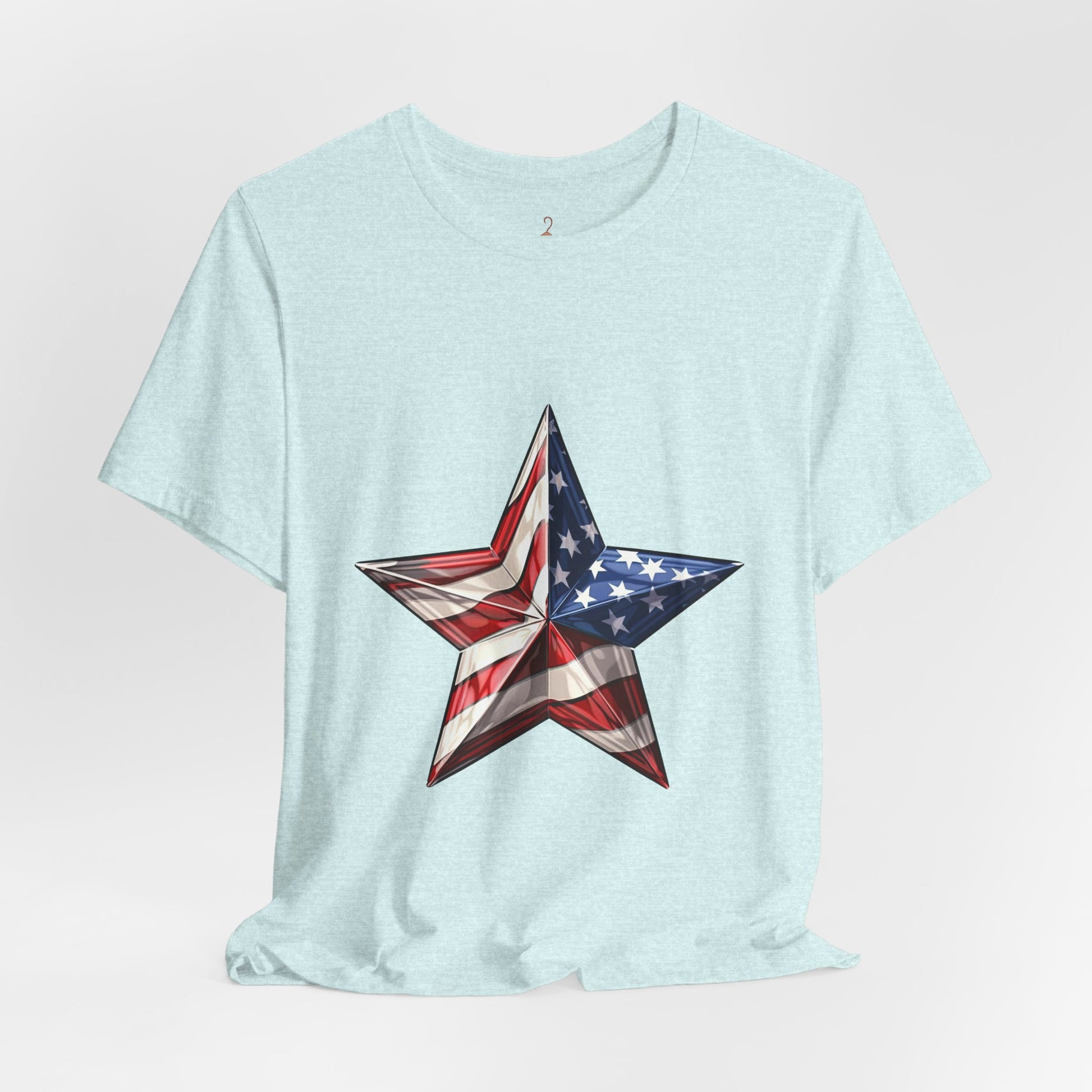 American Flag Star T-Shirt — Patriotic USA Graphic Tee