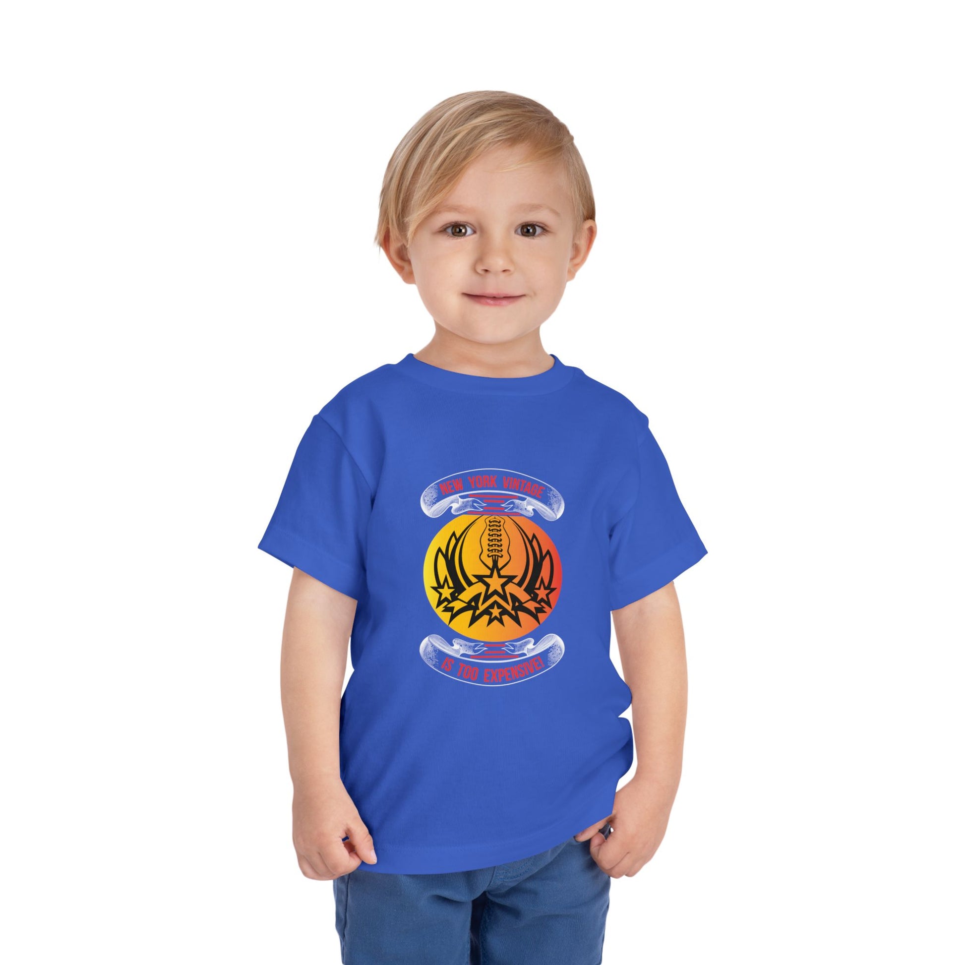 Toddler Tee — "New York Vintage" Retro Microphone Graphic