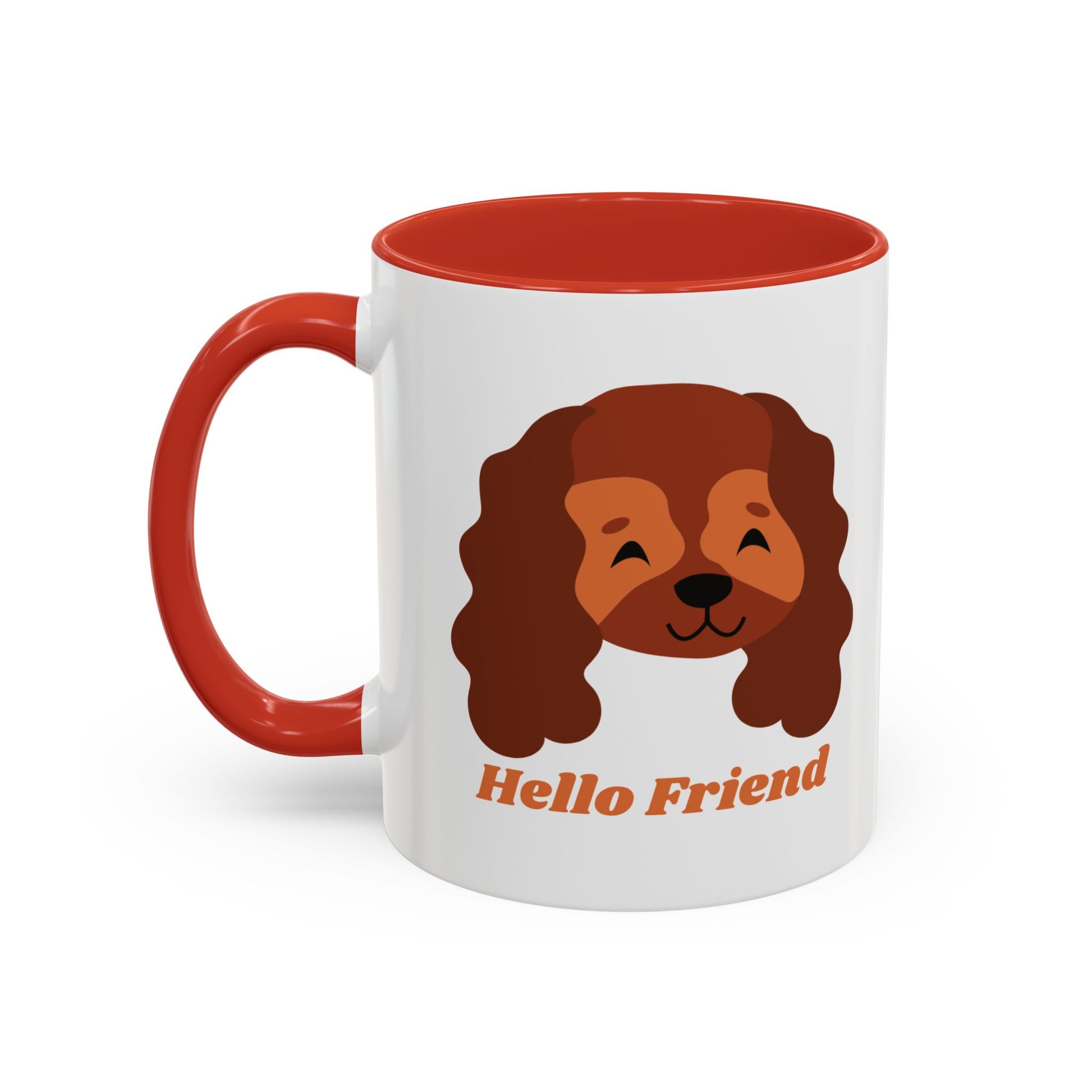 Cute Dog-Themed Coffee Mug - Hello Friend