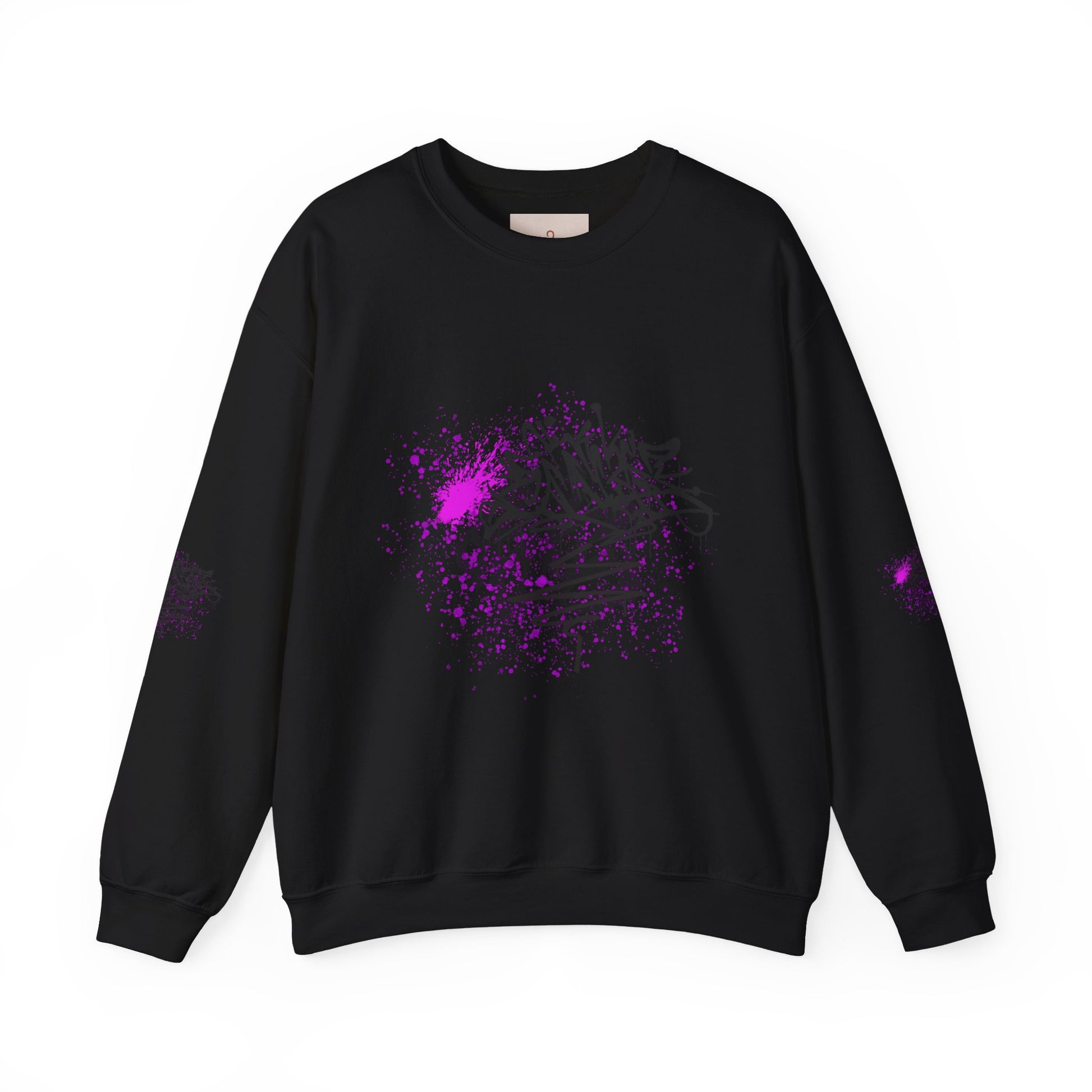 Galaxy Paint Splatter Crewneck Sweatshirt
