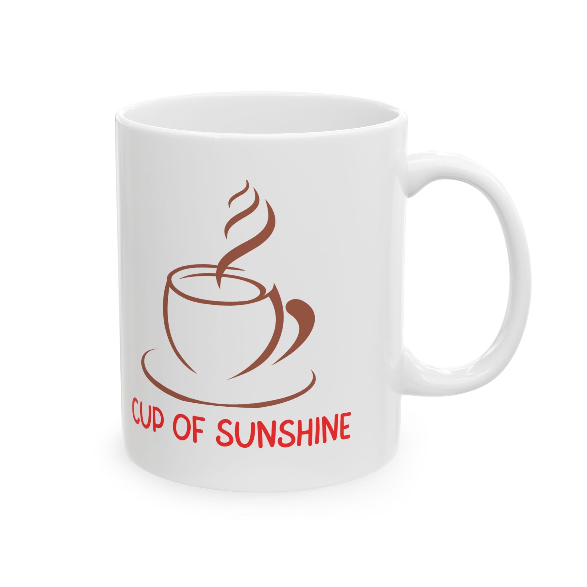 Bright and Cheerful Ceramic Mug - Sunshine Theme