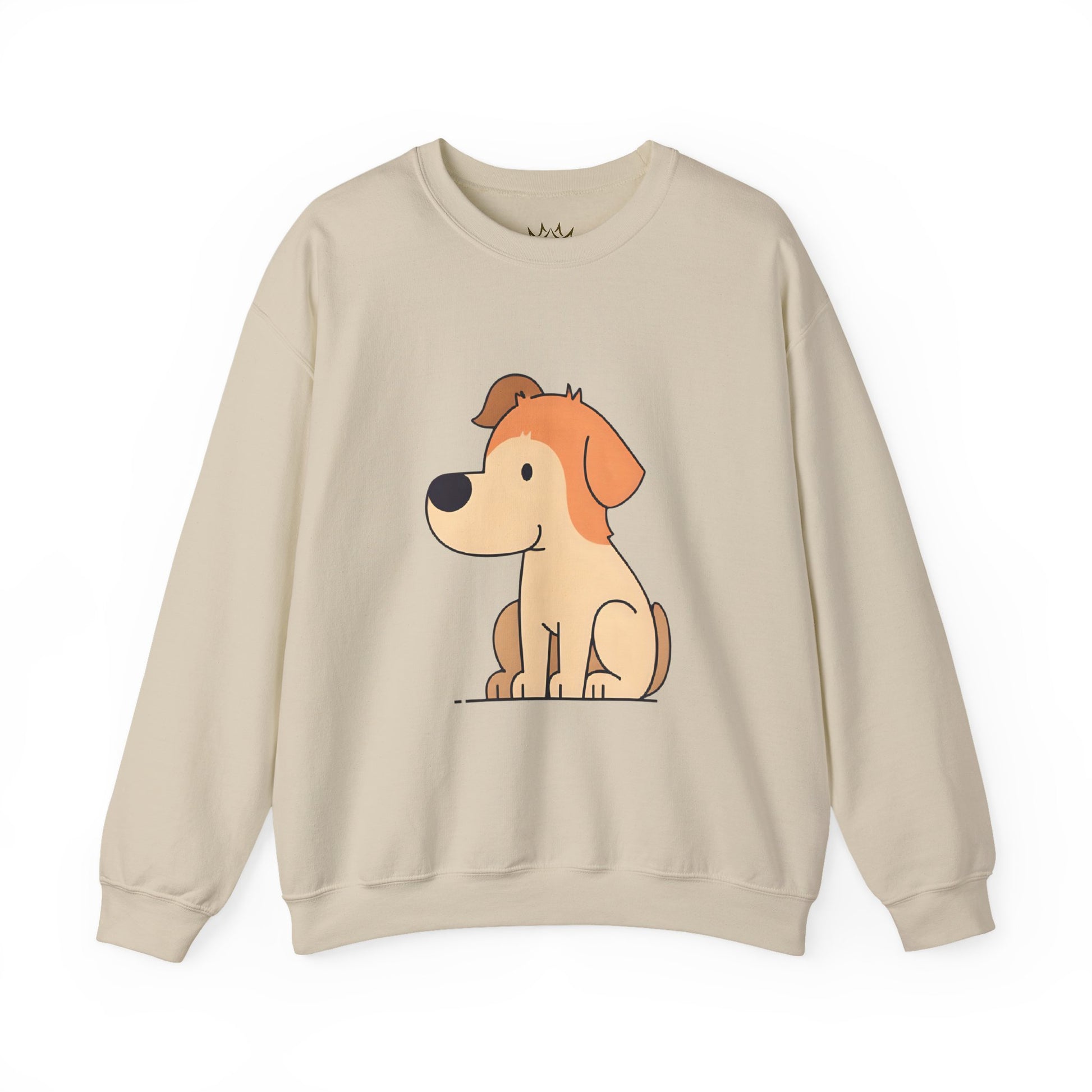 Cute Dog Graphic Crewneck Sweatshirt, Cozy Sweatshirt, Dog Lover Gift