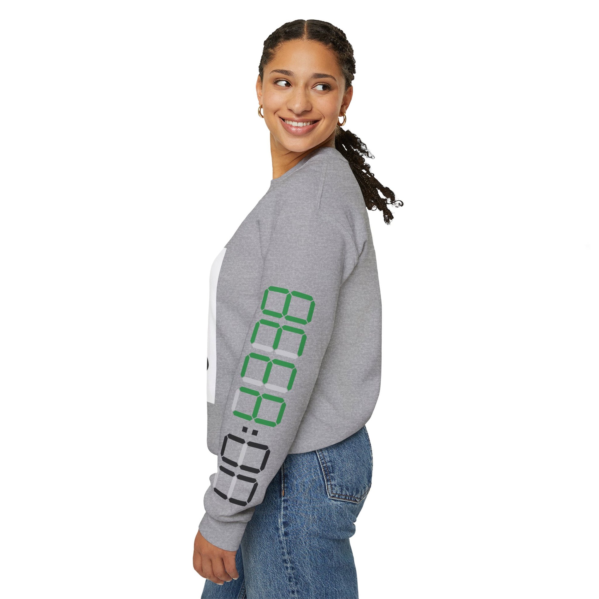 Charming Asian Calligraphy Crewneck Sweatshirt, Cozy Unisex Pullover, Gift for Him/Her, Casual Wear, Fall Fashion,