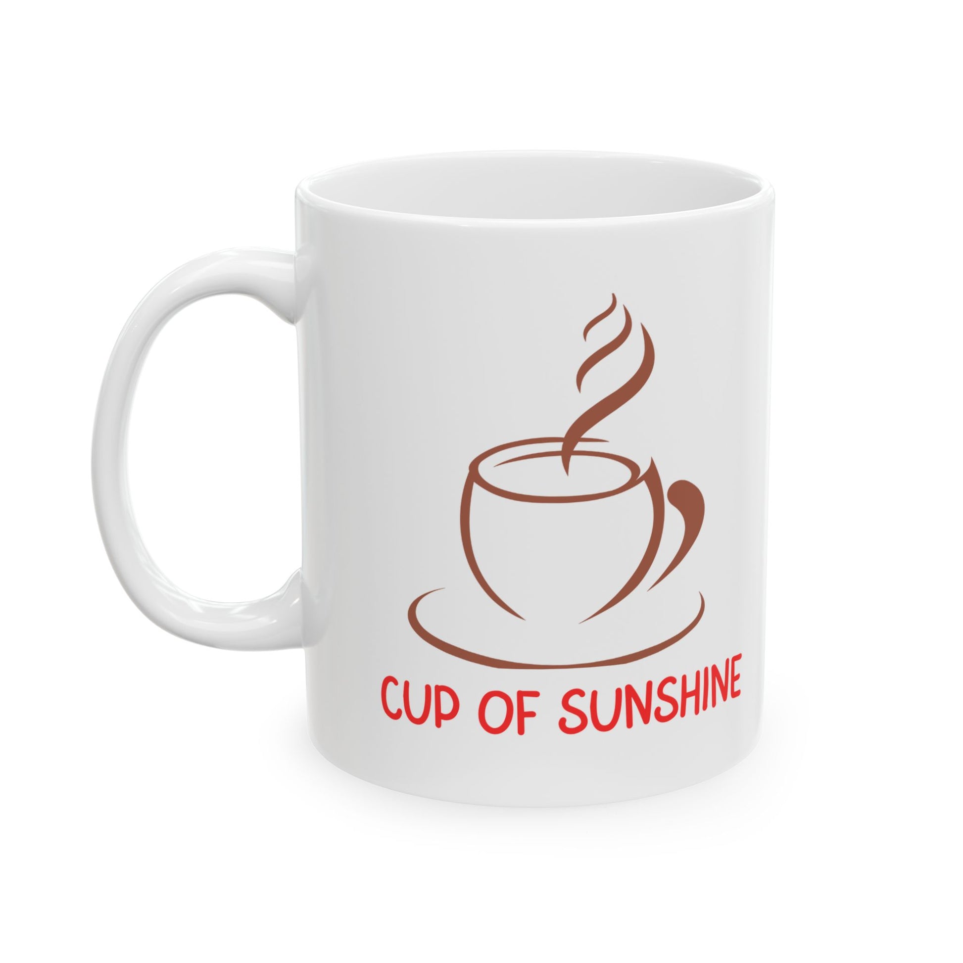 Bright and Cheerful Ceramic Mug - Sunshine Theme