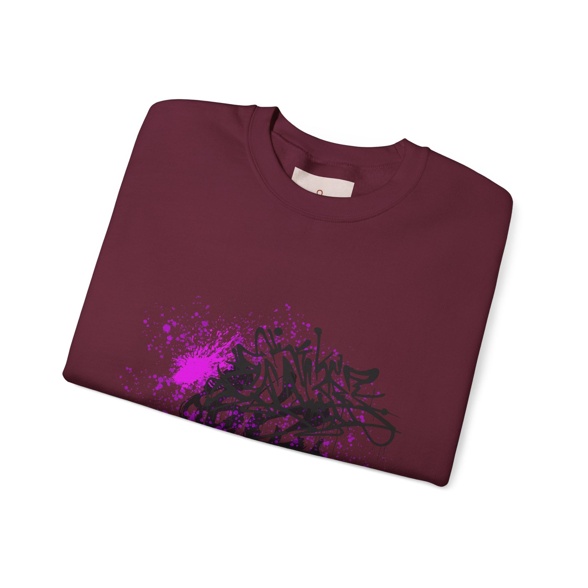 Galaxy Paint Splatter Crewneck Sweatshirt