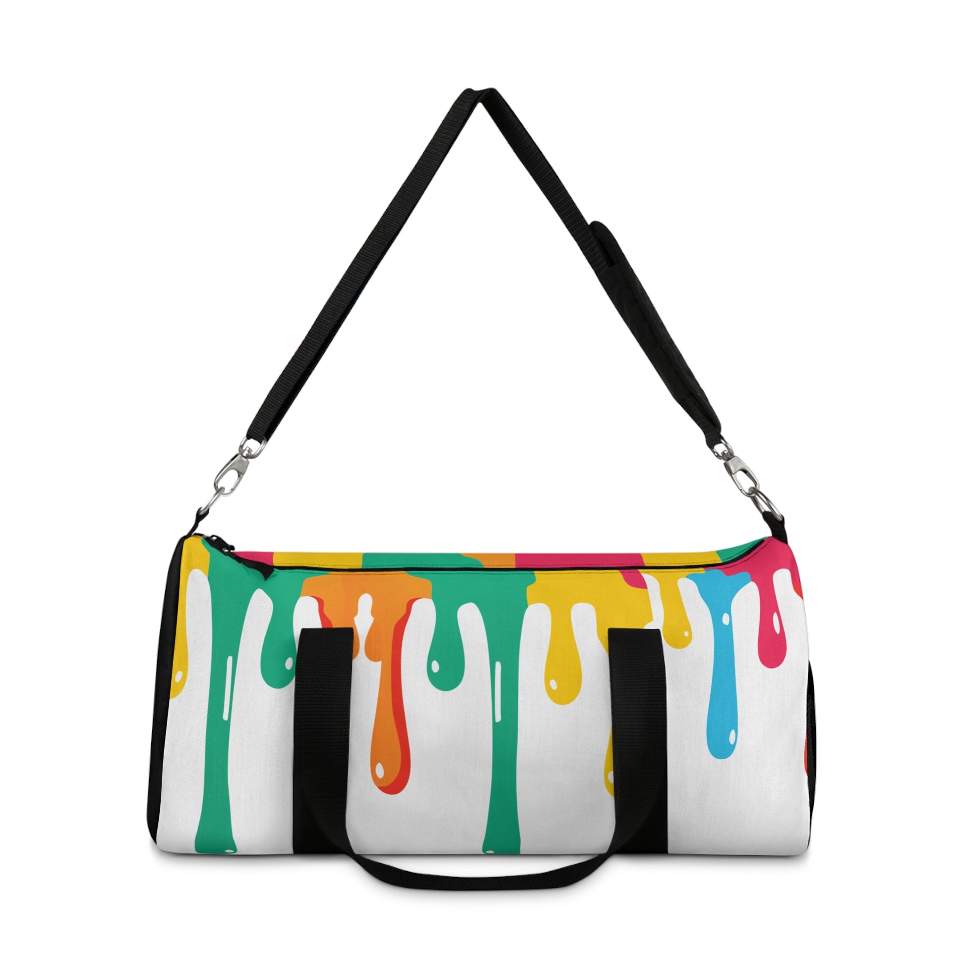 Color Drip Duffel Bag — Bright Paint Splash Travel Gym Bag