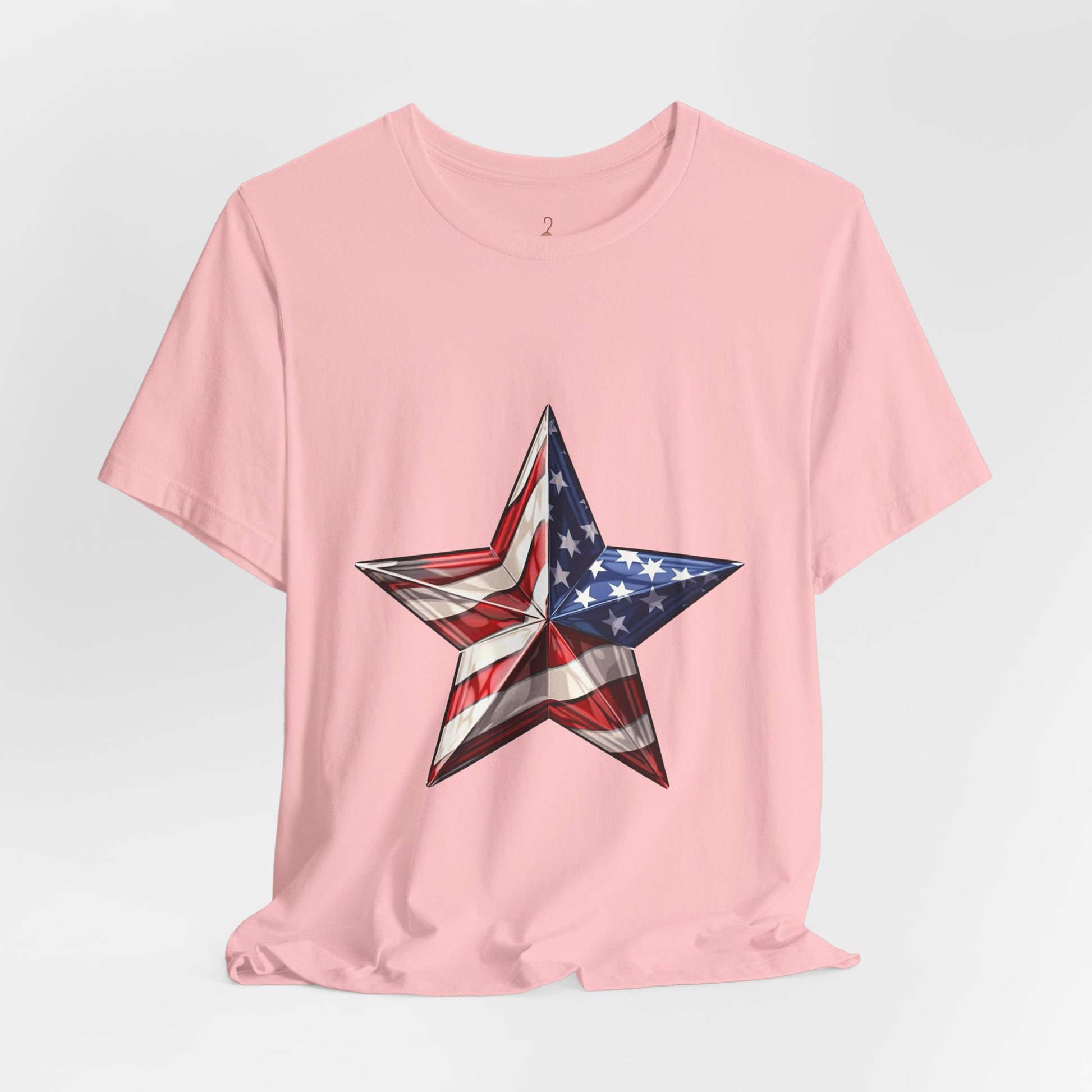American Flag Star T-Shirt — Patriotic USA Graphic Tee