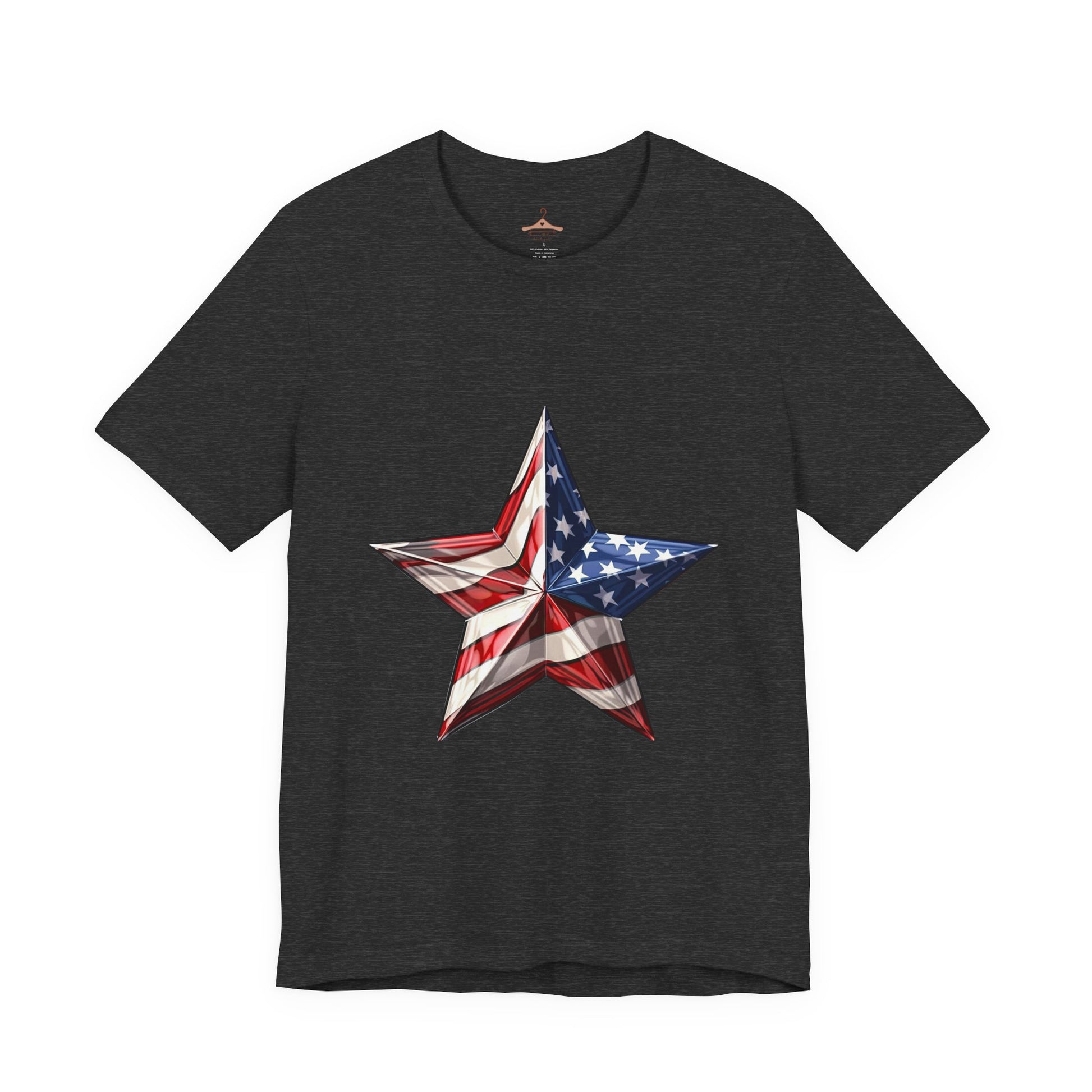 American Flag Star T-Shirt — Patriotic USA Graphic Tee
