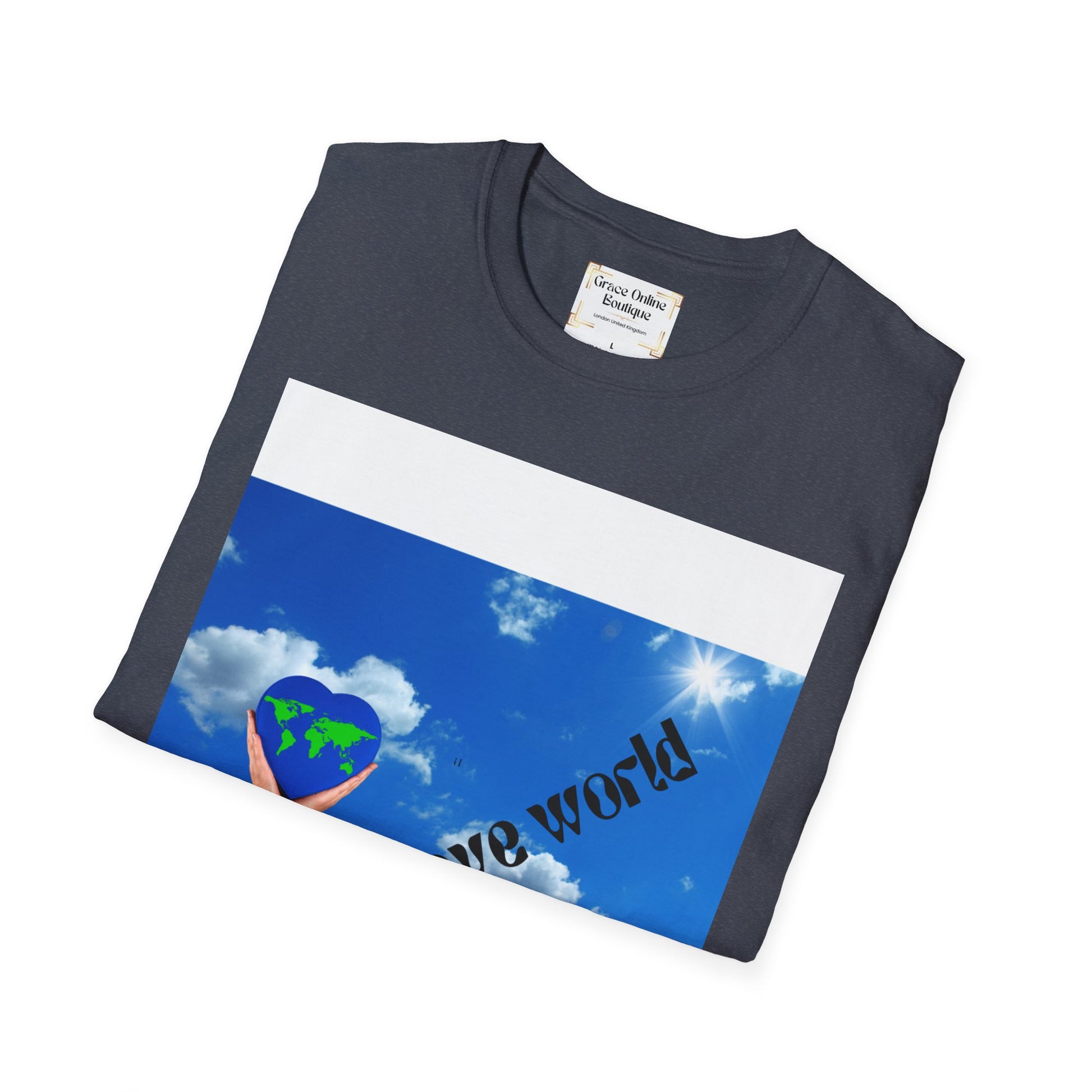 Earth Love T-Shirt, Unisex Tee, Softstyle Shirt