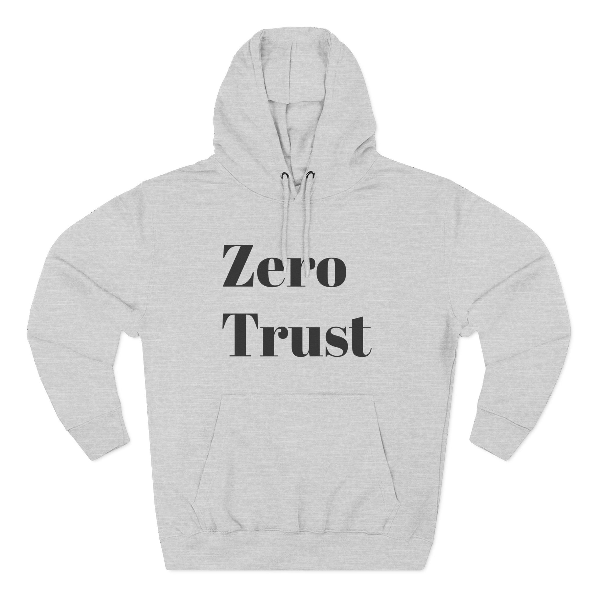 Urban Minimalist Fleece Hoodie - Zero Trust