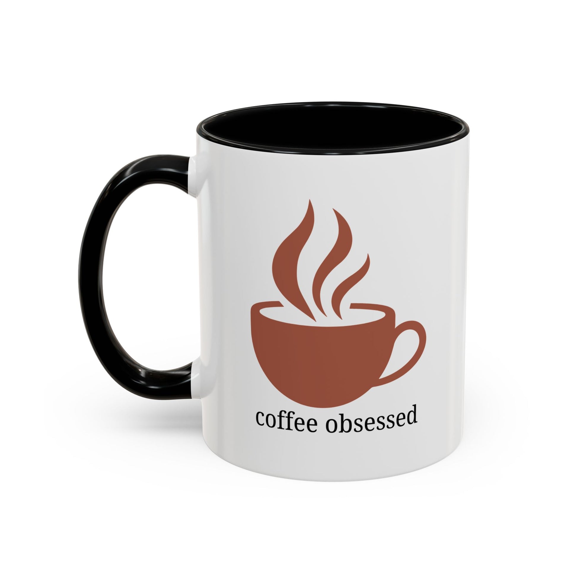 Coffee Obsessed Accent Mug