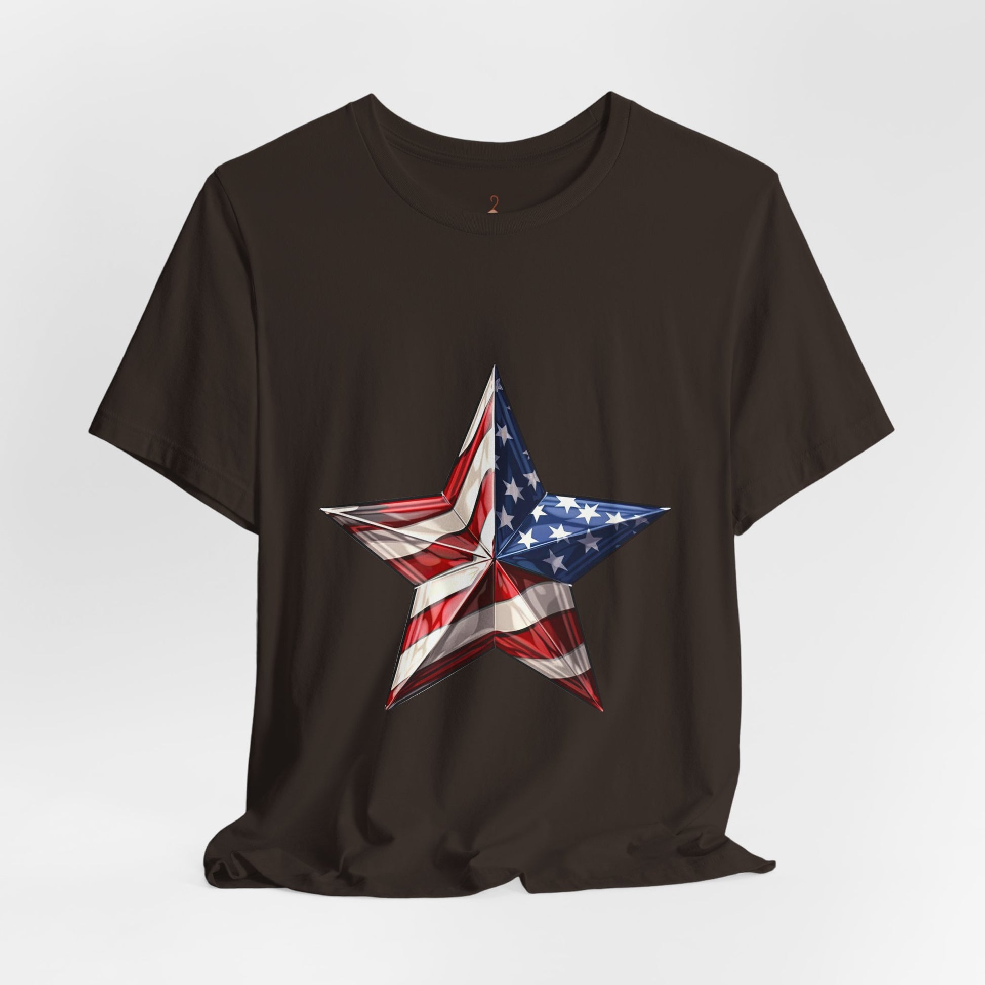 American Flag Star T-Shirt — Patriotic USA Graphic Tee