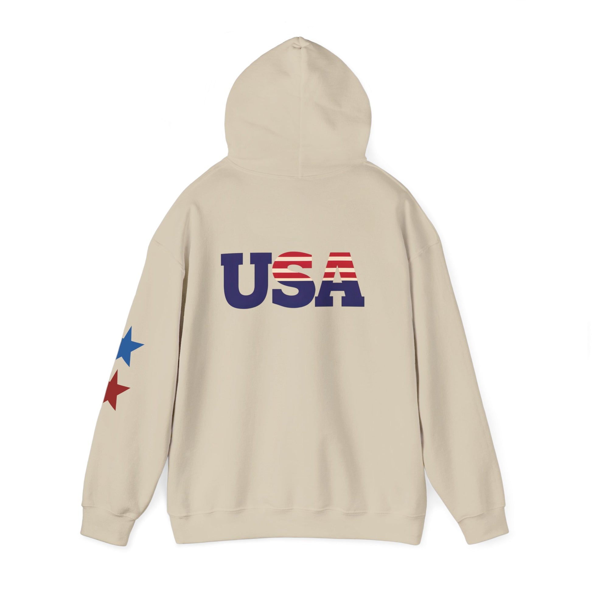 USA Flag Hoodie - Unisex Heavy Blend™ Sweatshirt