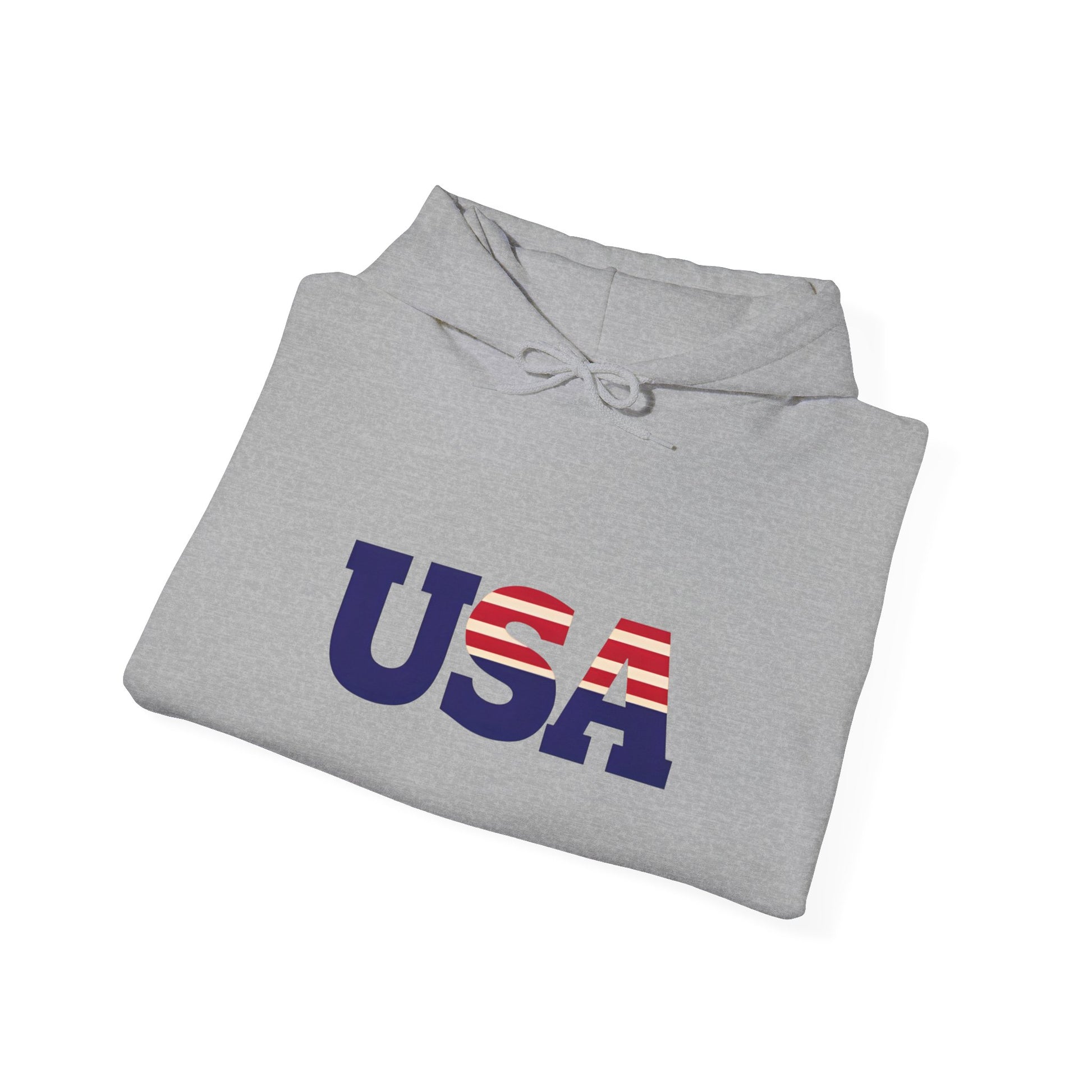USA Flag Hoodie - Unisex Heavy Blend™ Sweatshirt
