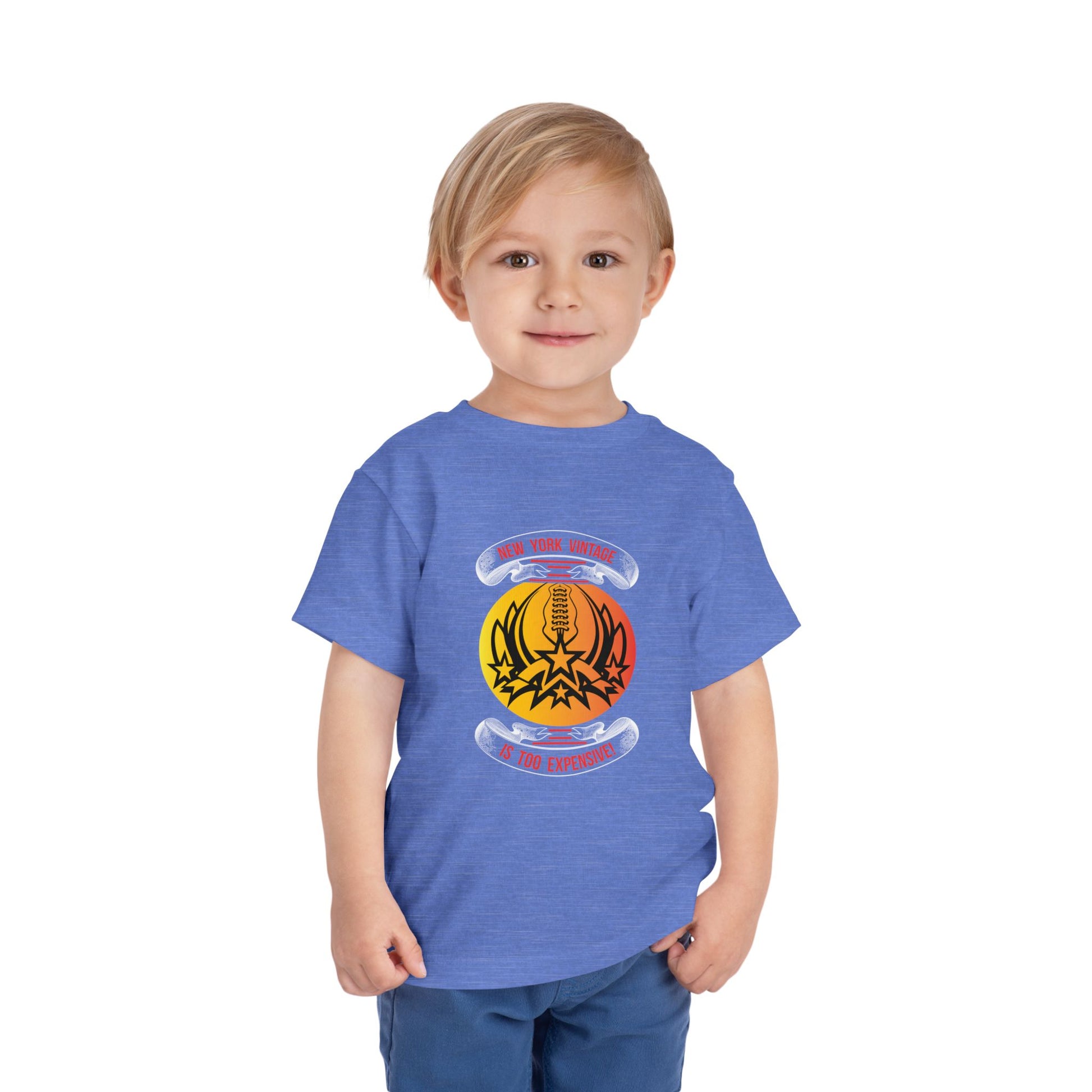 Toddler Tee — "New York Vintage" Retro Microphone Graphic