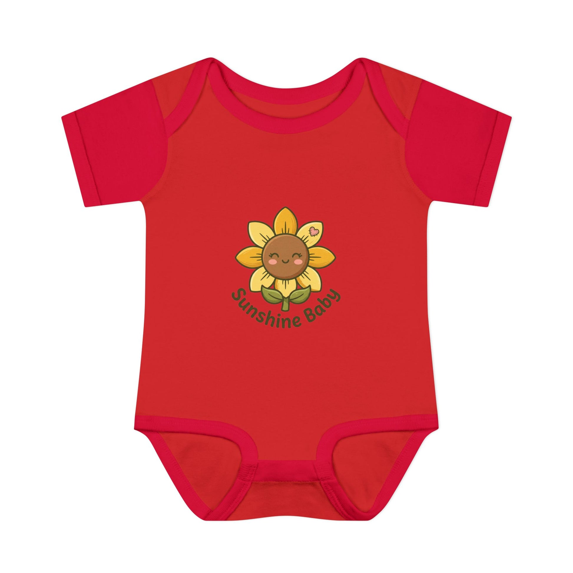 Sunflower Baby Bodysuit – Cute 'Little Sunshine' Infant Onesie