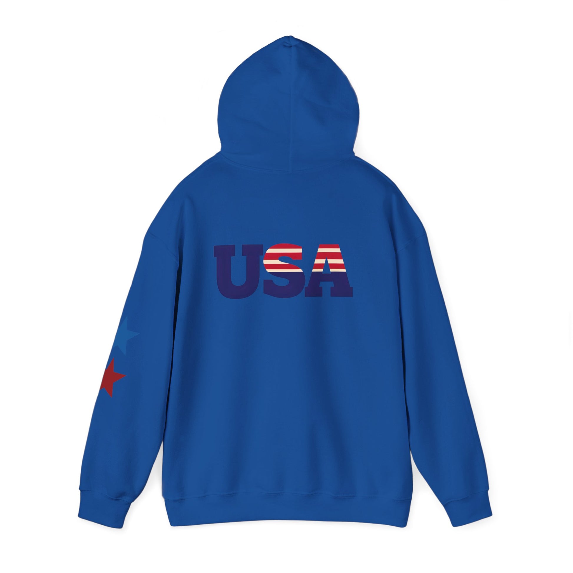 USA Flag Hoodie - Unisex Heavy Blend™ Sweatshirt