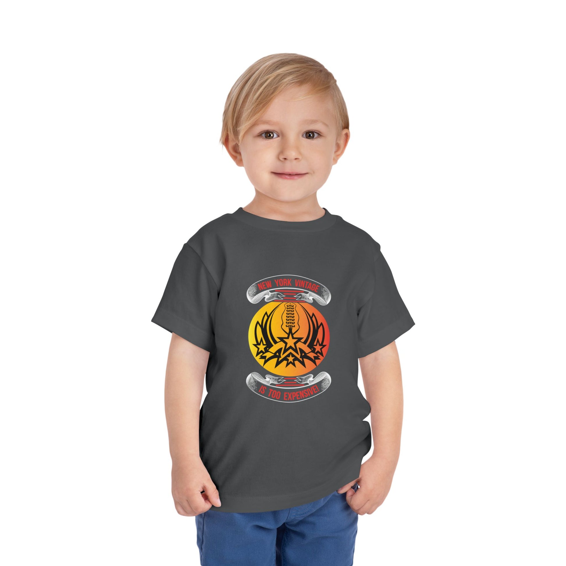 Toddler Tee — "New York Vintage" Retro Microphone Graphic
