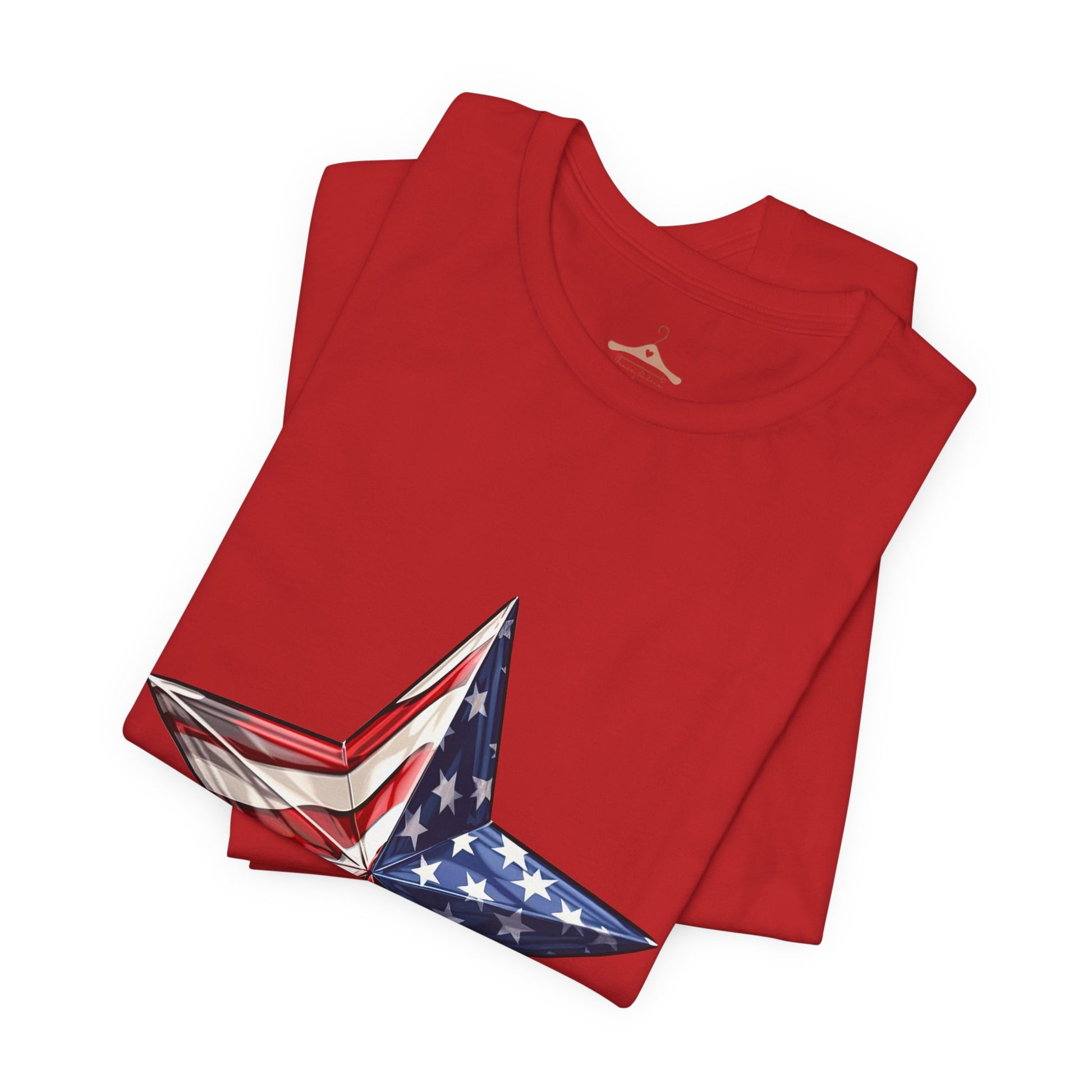 American Flag Star T-Shirt — Patriotic USA Graphic Tee