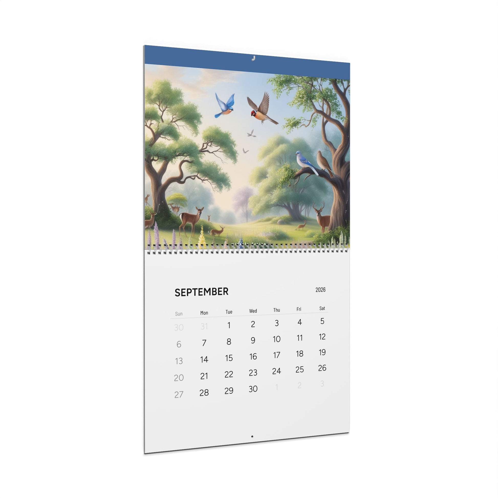 Floral & Nature Wall Calendar 2026 - Monthly Planner with Scenic Artwork
