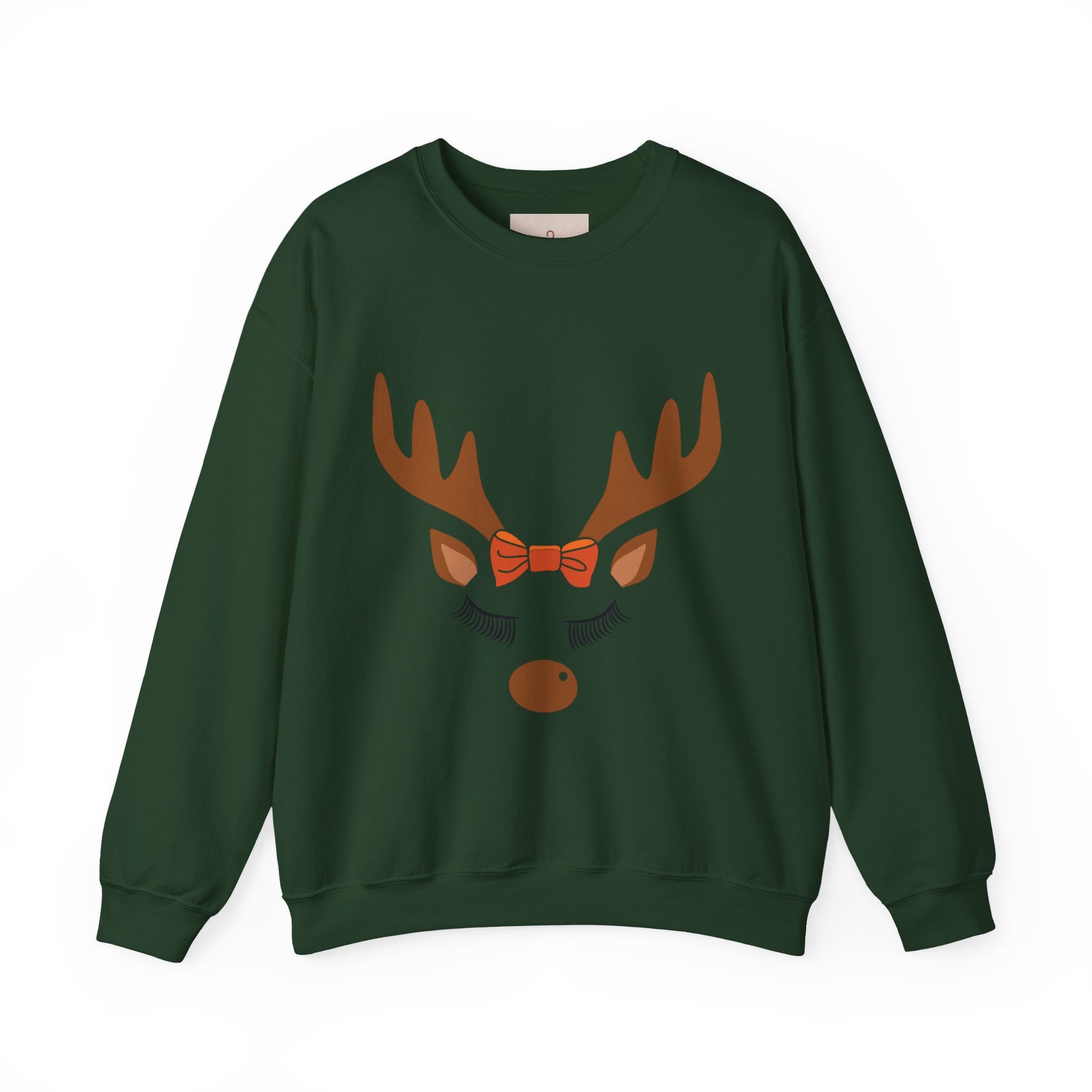 Festive Reindeer Crewneck Sweatshirt