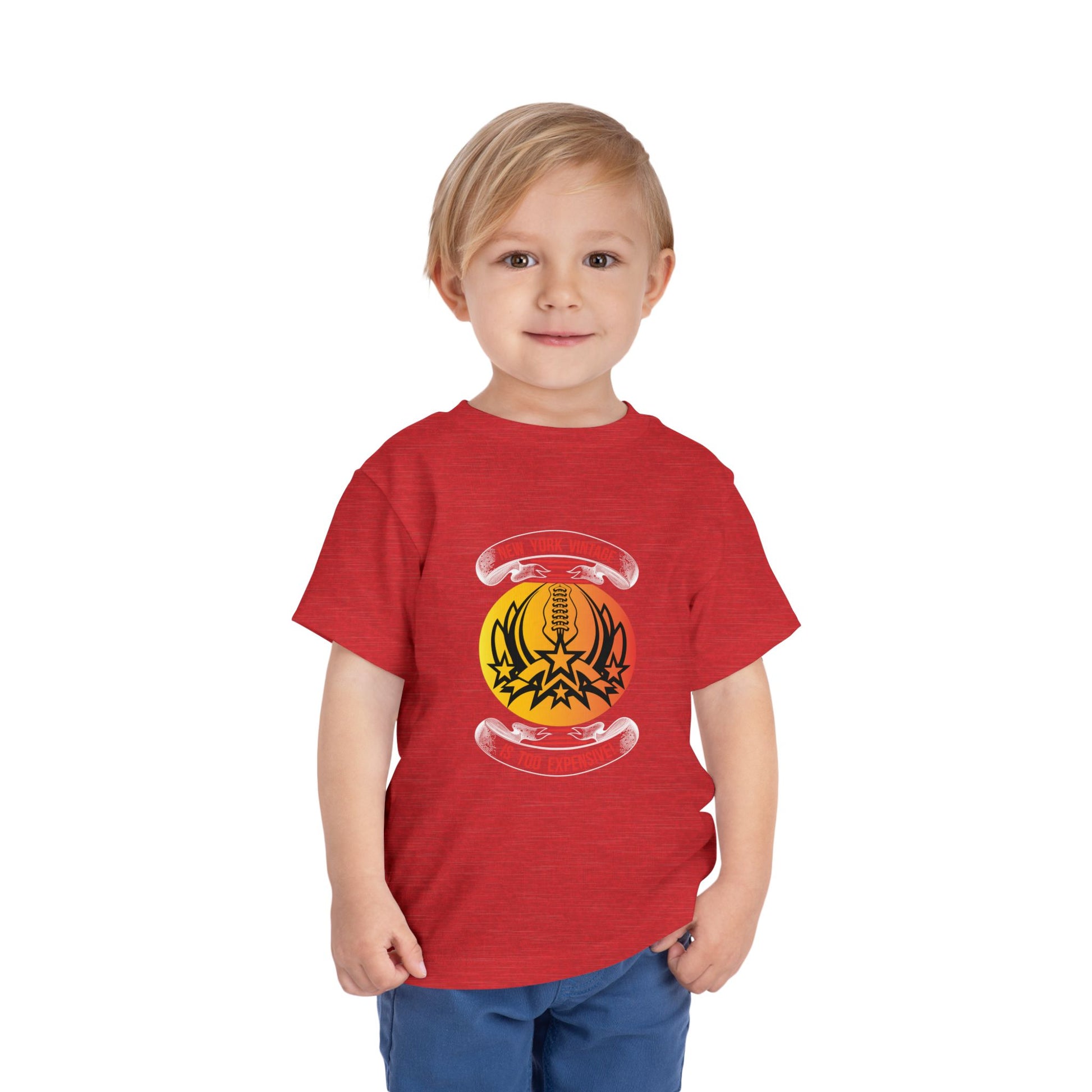 Toddler Tee — "New York Vintage" Retro Microphone Graphic