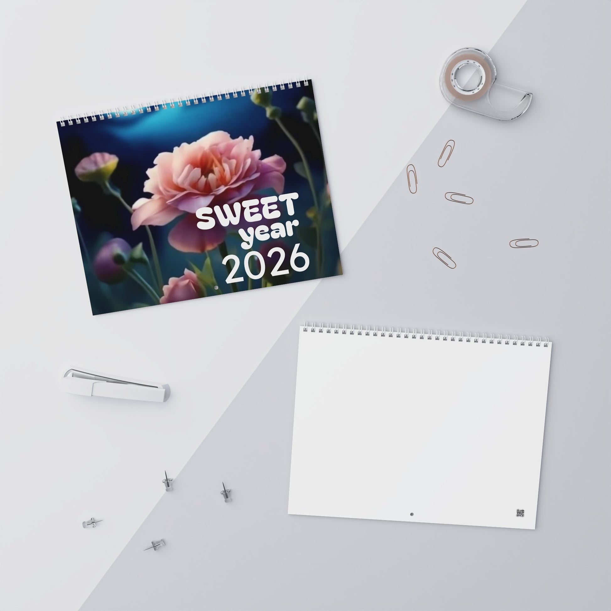 2026 Floral Wall Calendar — Artistic Close-Up Flower Photography Monthly Planner
