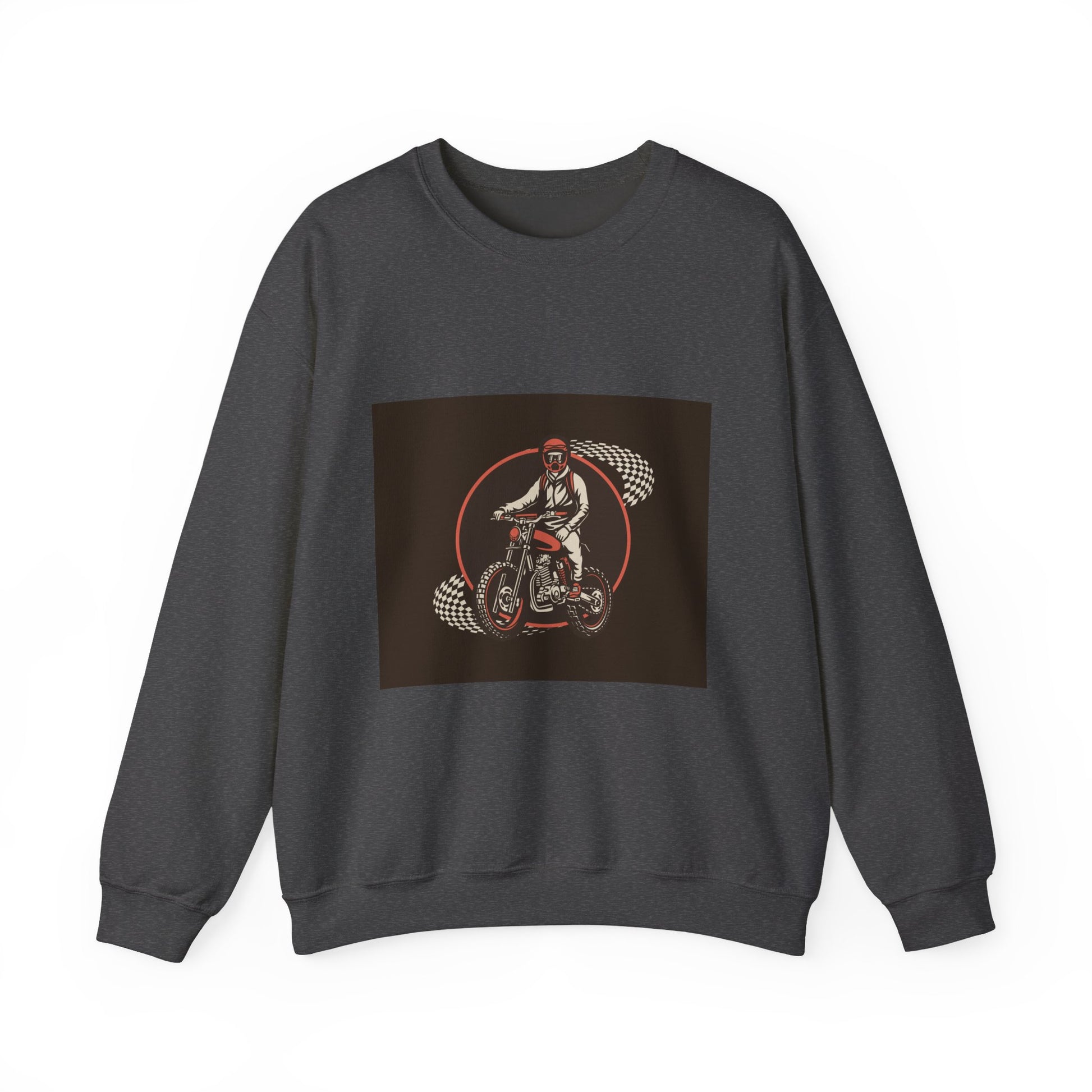 Motorcycle Rider Crewneck Sweatshirt – Unisex Heavy Blend™