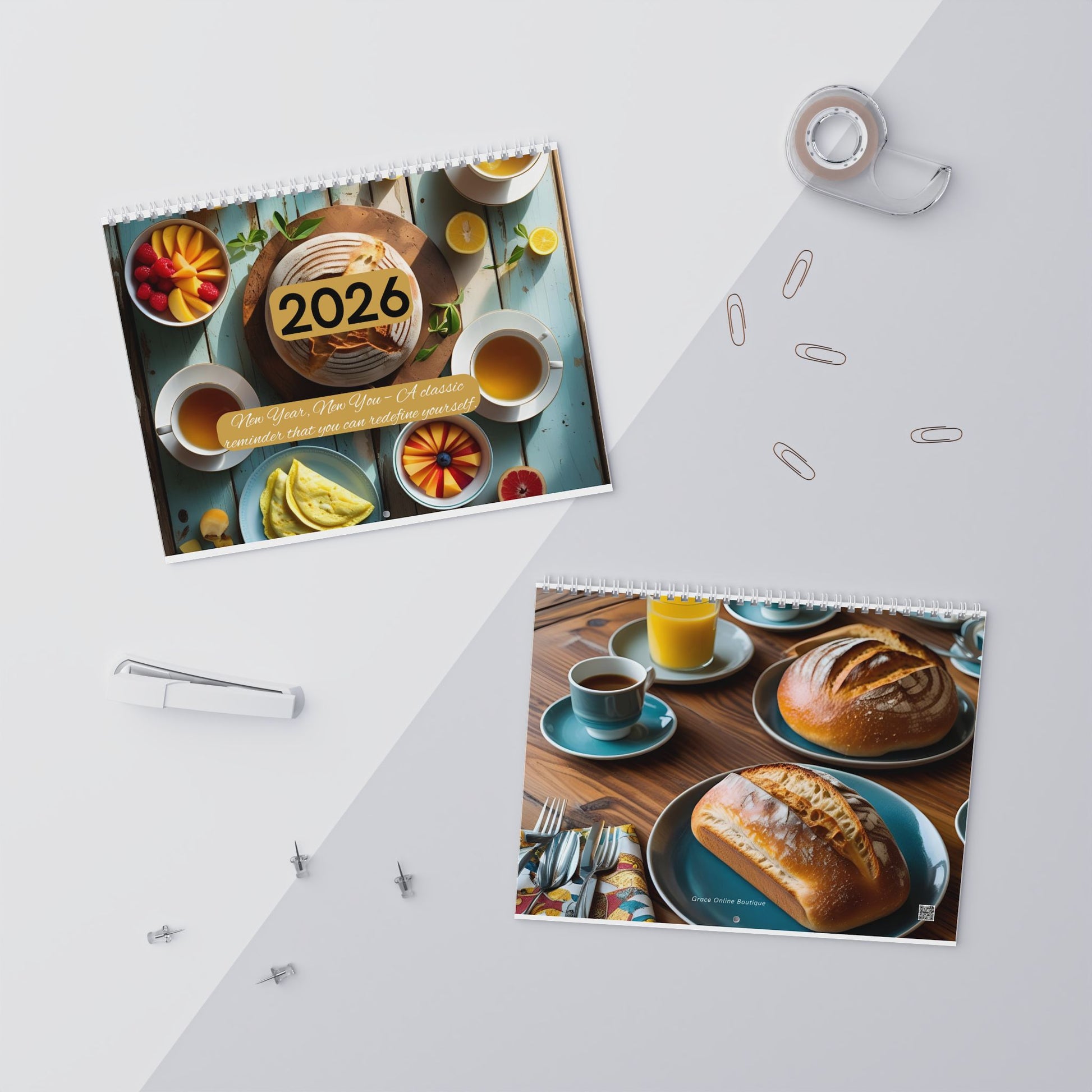 Elegant Wall Calendar - Start Each Month Fresh with Cozy Vibes