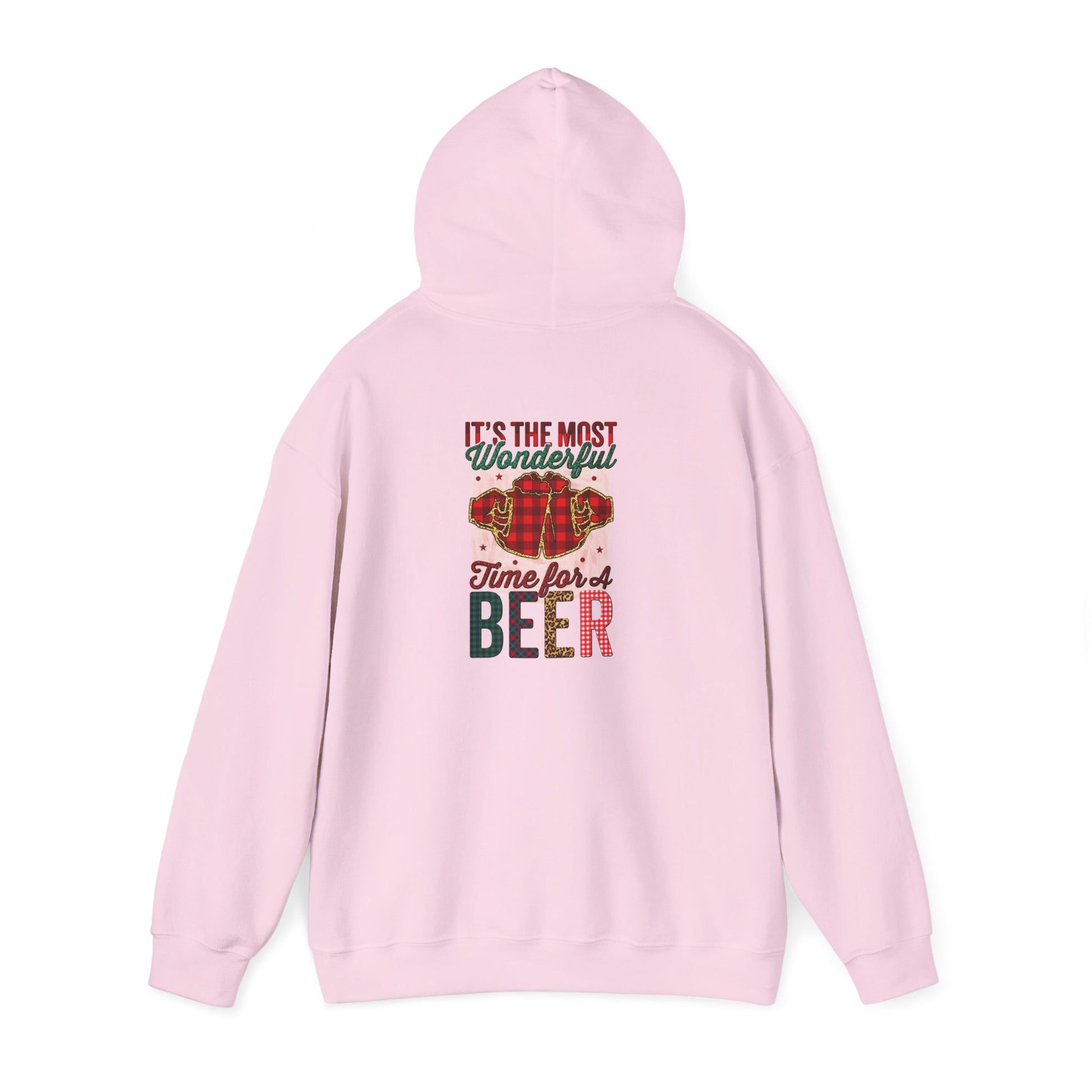 Holiday Inspirational Hoodie: 'Be Good, It's Time for Beer'