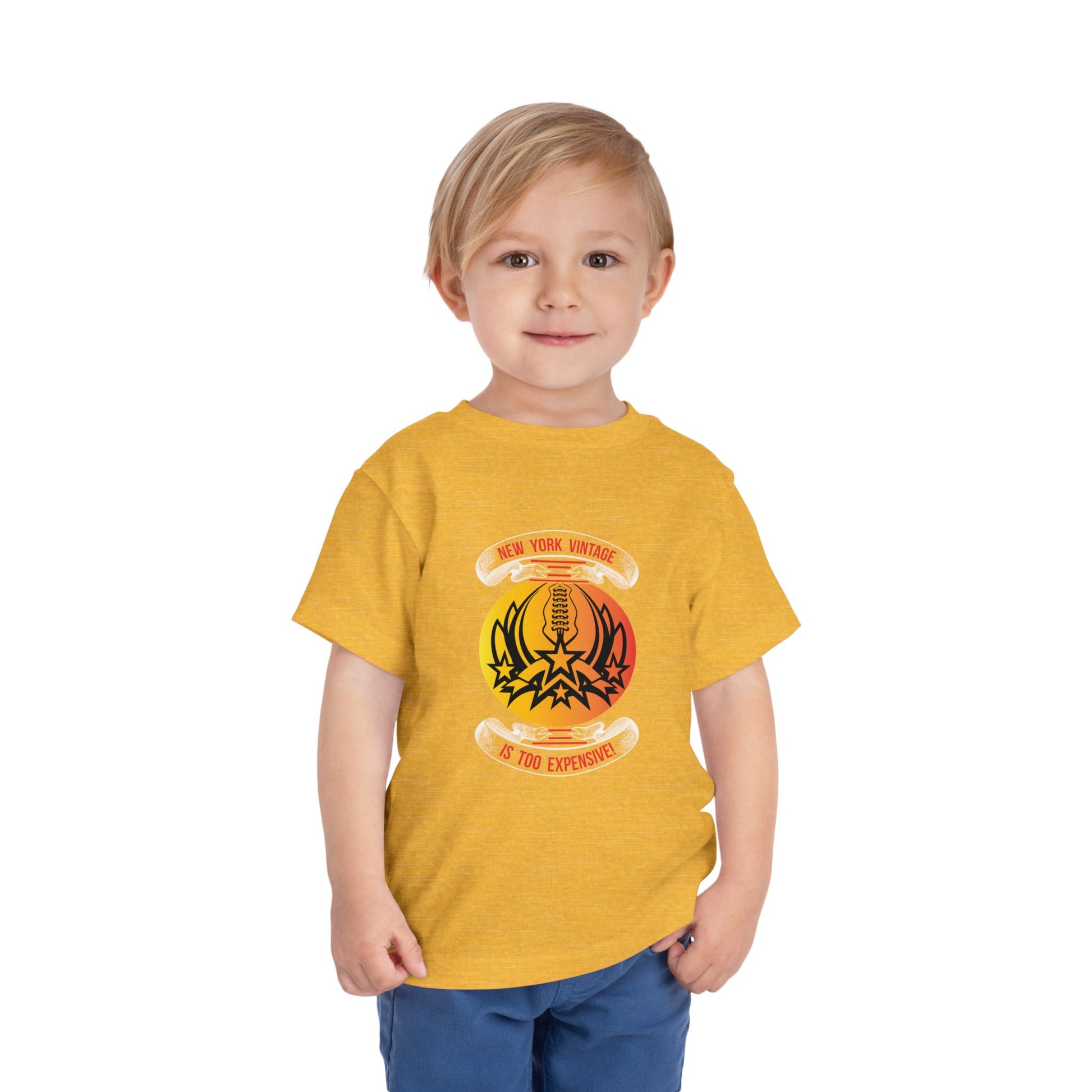 Toddler Tee — "New York Vintage" Retro Microphone Graphic
