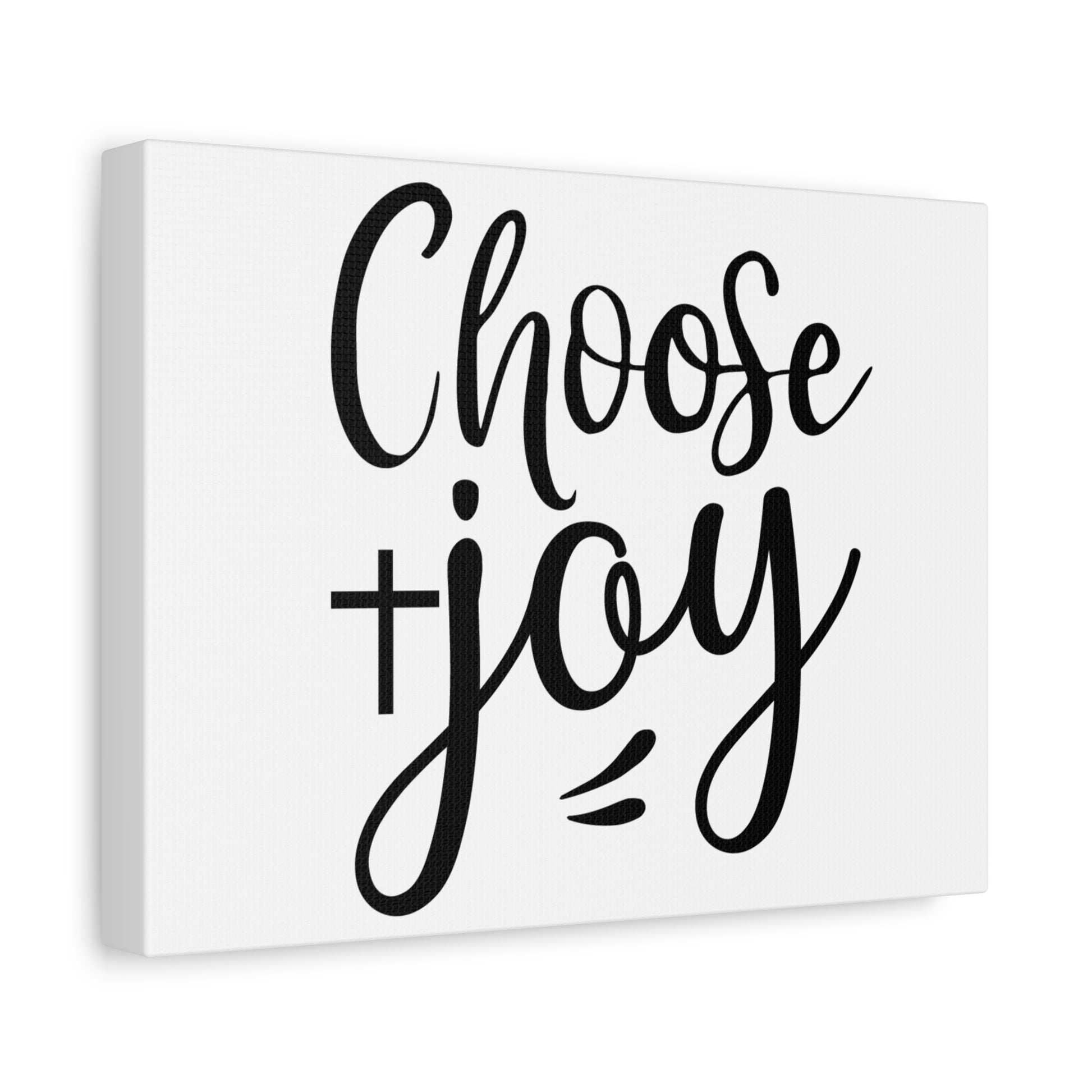 Inspirational Wall Art Canvas, Choose Joy Decor, Uplifting Home Decor