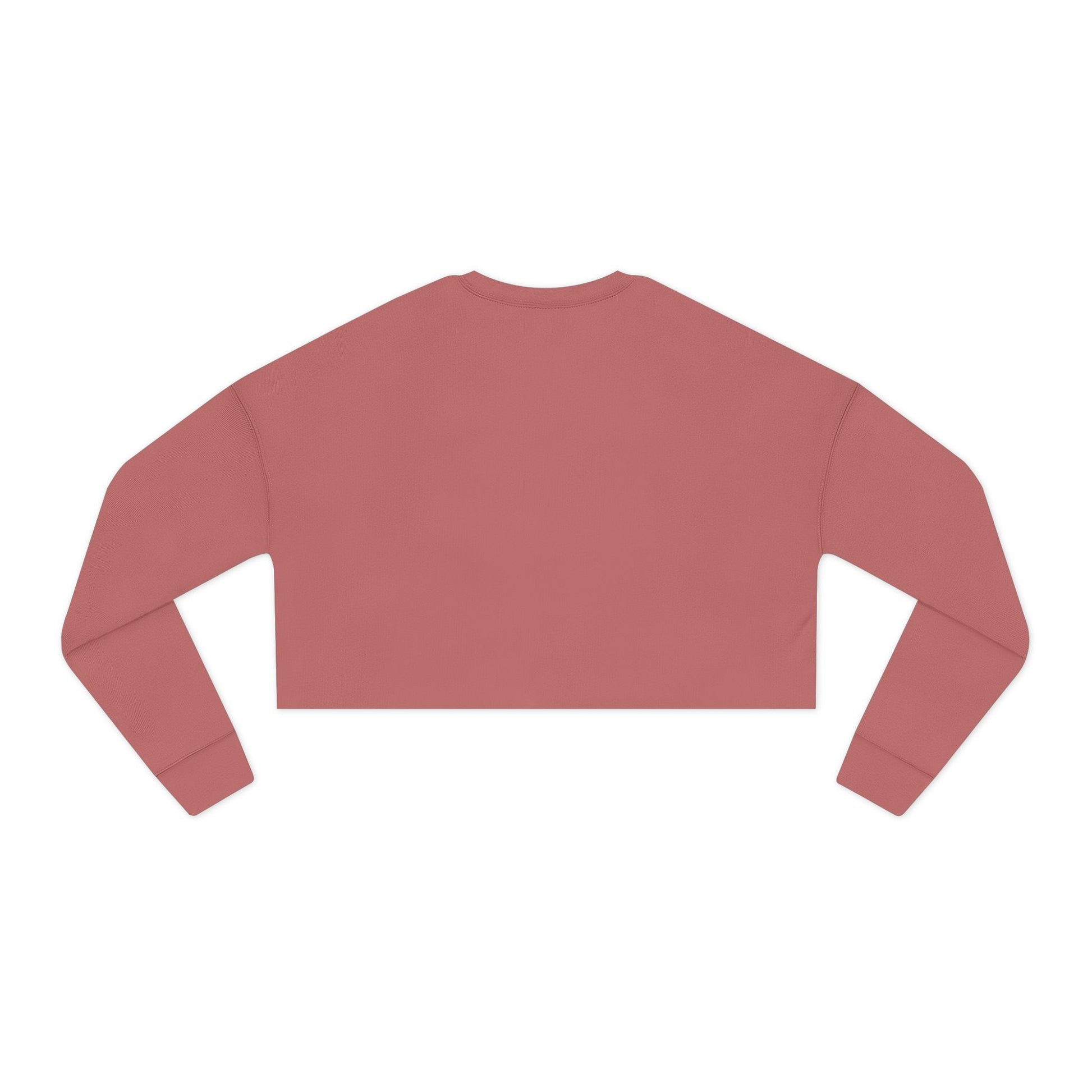 Sweet Bird Cropped Sweatshirt — Cute Pastel Dove Graphic for Women