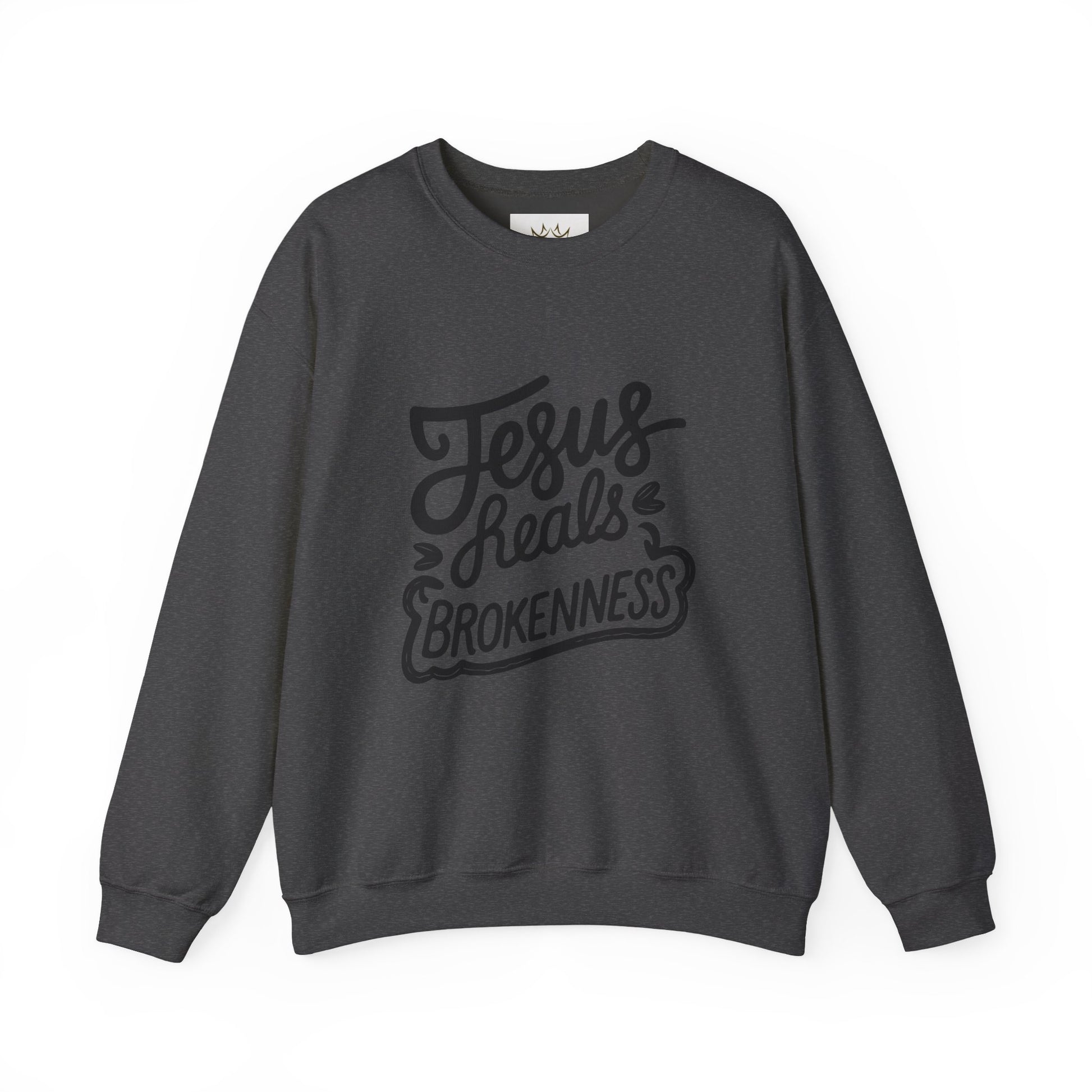 Christian Inspirational Crewneck Sweatshirt - Unisex Religious Gift for Faith, Jesus