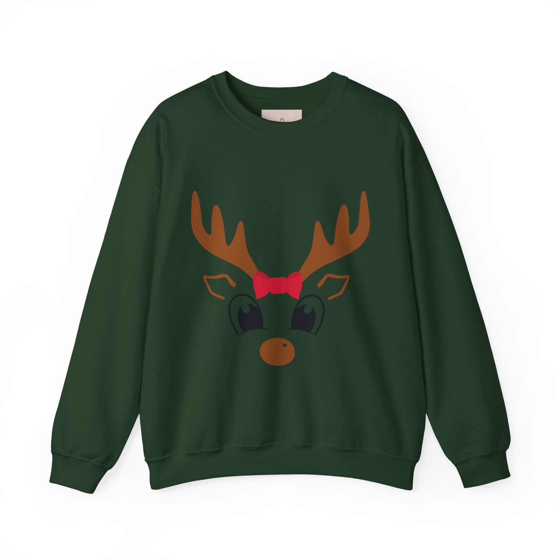 Festive Reindeer Crewneck Sweatshirt