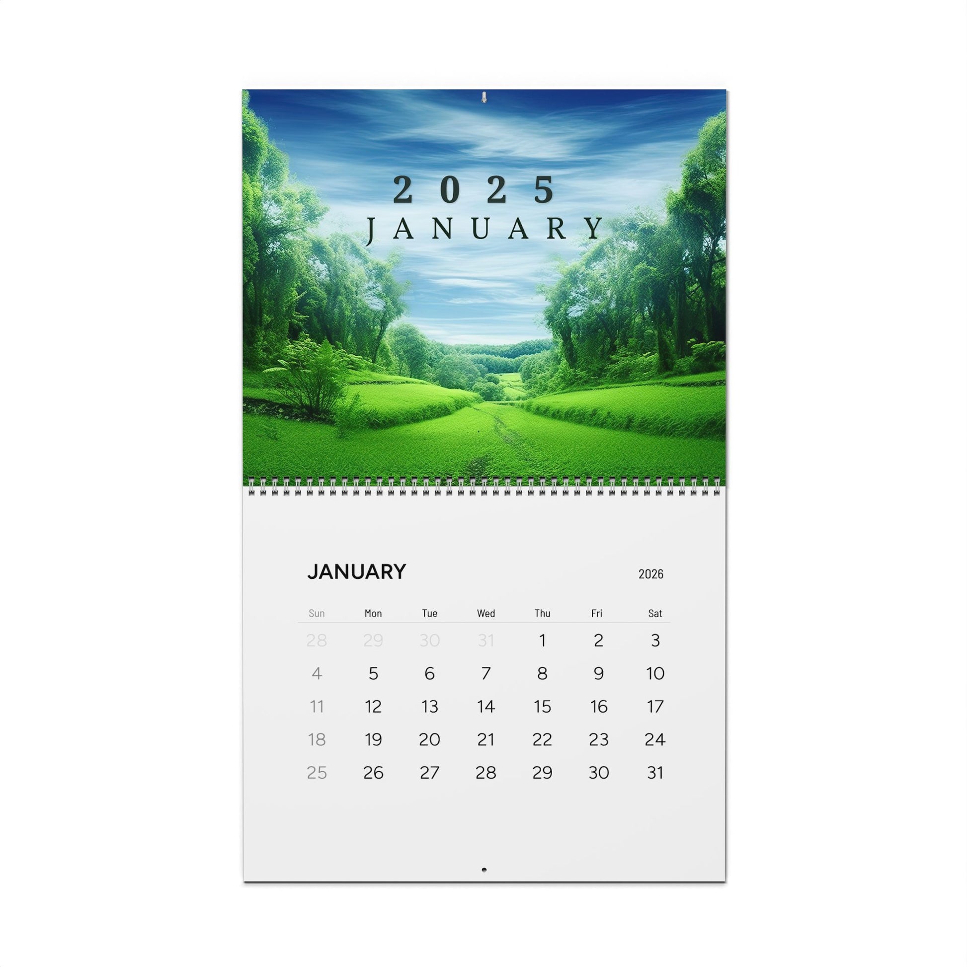 Nature-Inspired Wall Calendar 2026
