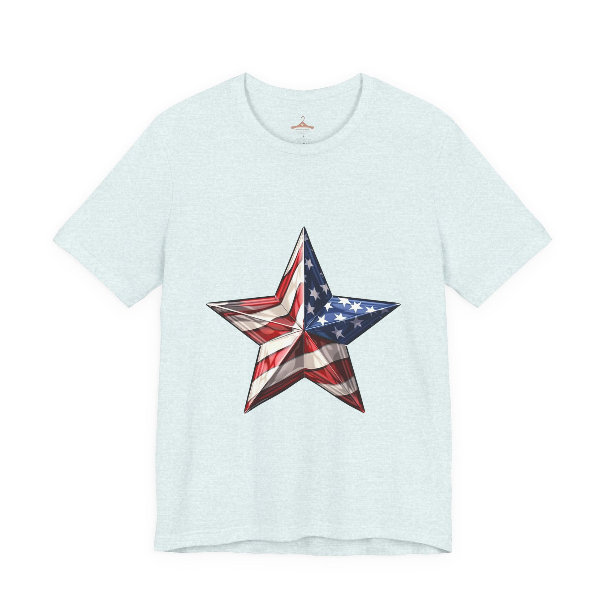 American Flag Star T-Shirt — Patriotic USA Graphic Tee