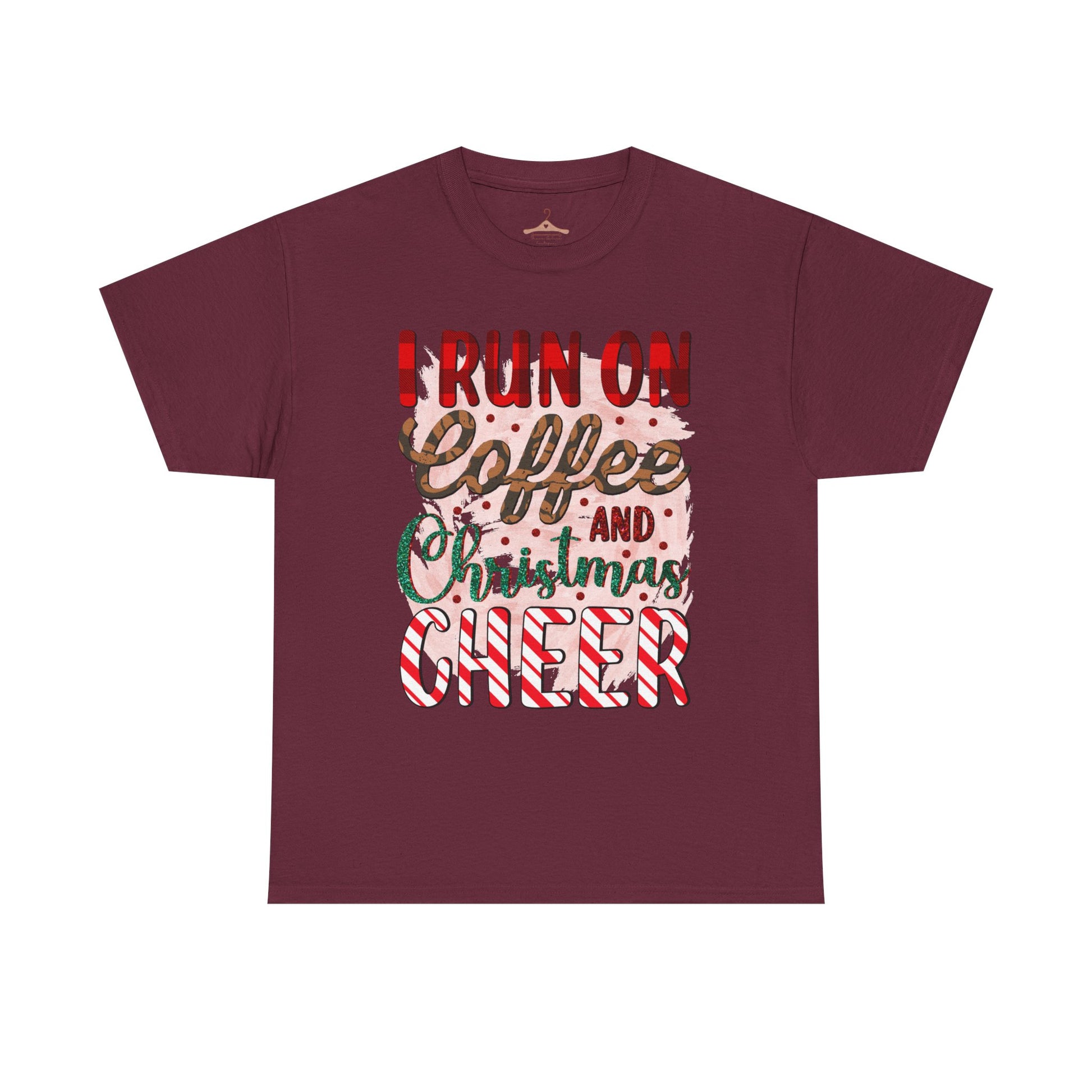 I Run on Coffee and Christmas Cheer Tee