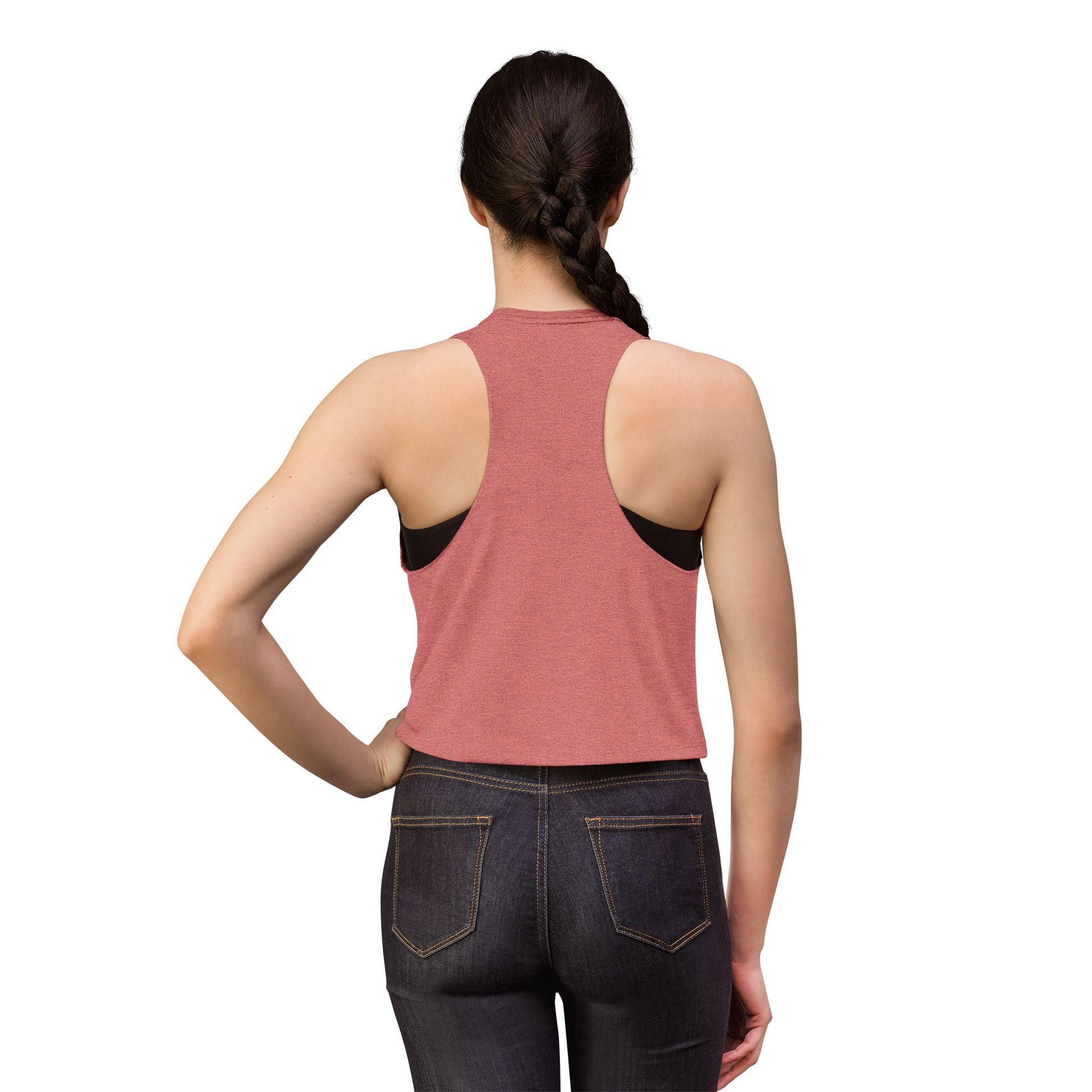 Beach Sunset Photo Crop Top — Women’s Coastal Graphic Tank