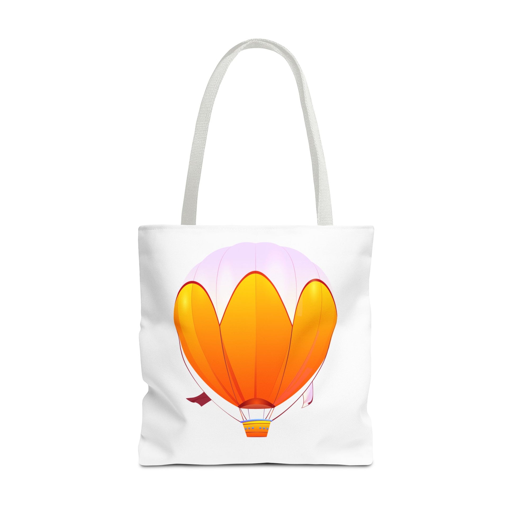 Colorful Hot Air Balloon Tote Bag | Eco-Friendly Shopping, Beach, Travel, Gift for Adventurers, Unique Summer Accessories