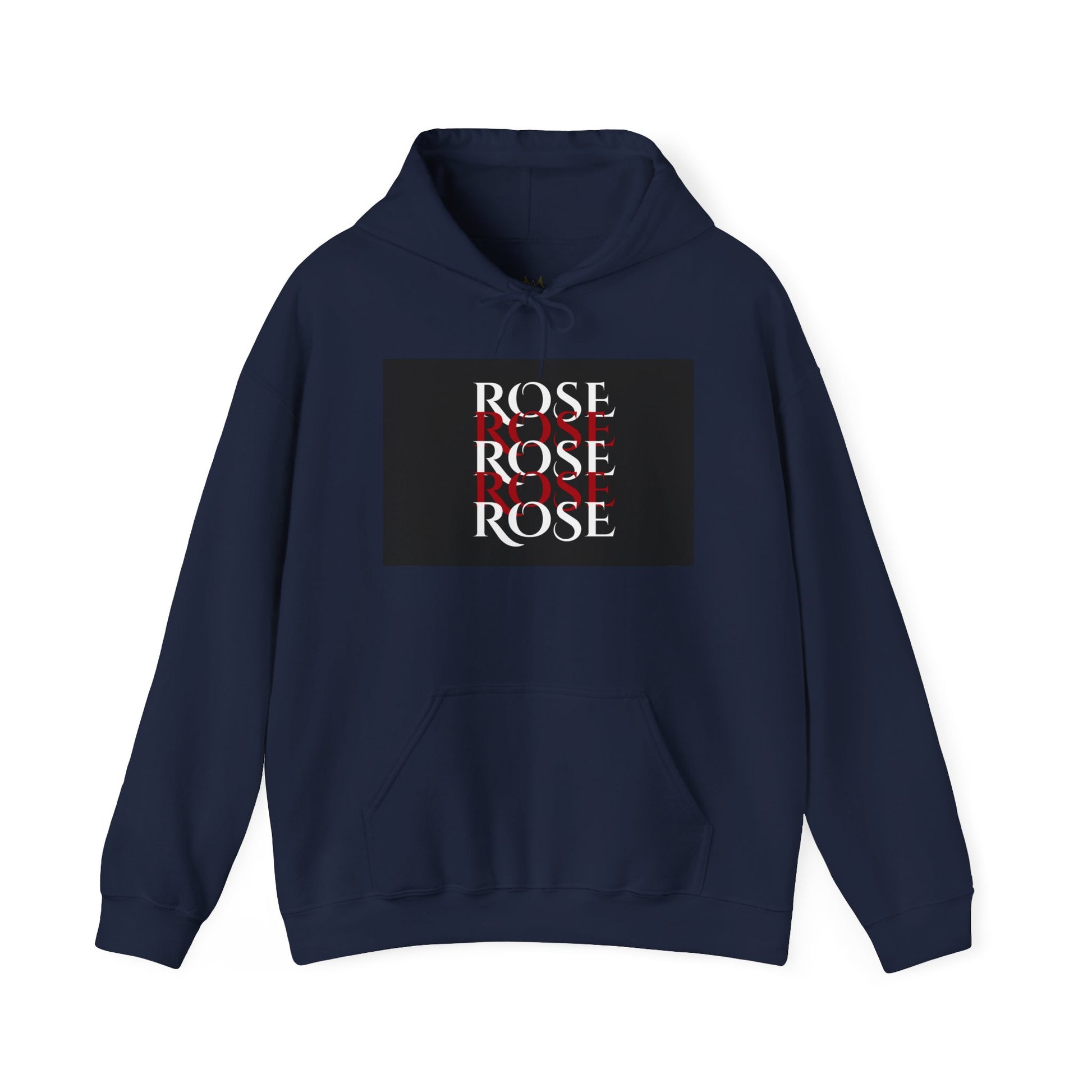 Stylish Rose Graphic Hoodie - Cozy Unisex Sweatshirt