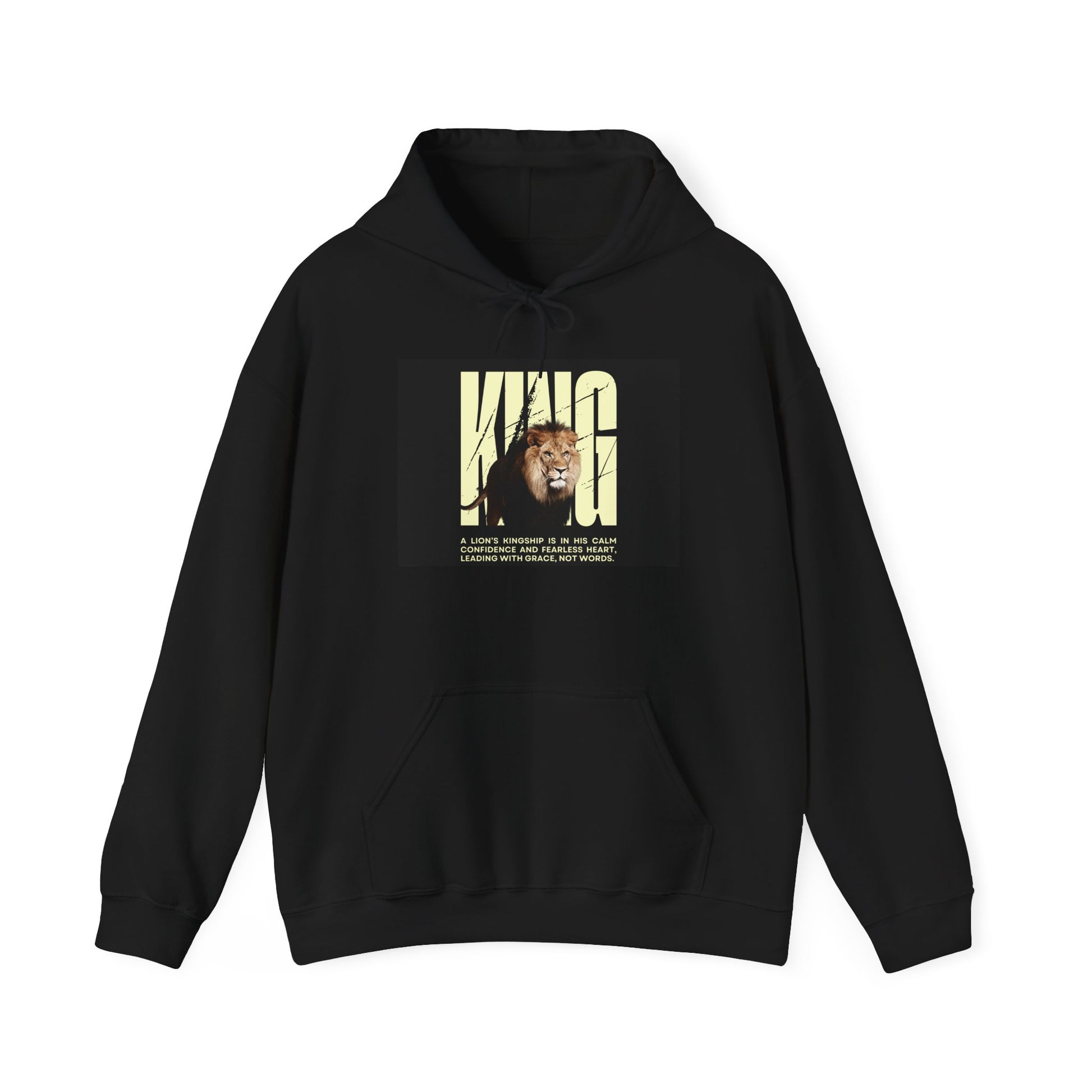Bold King Hoodie for Empowerment Enthusiasts