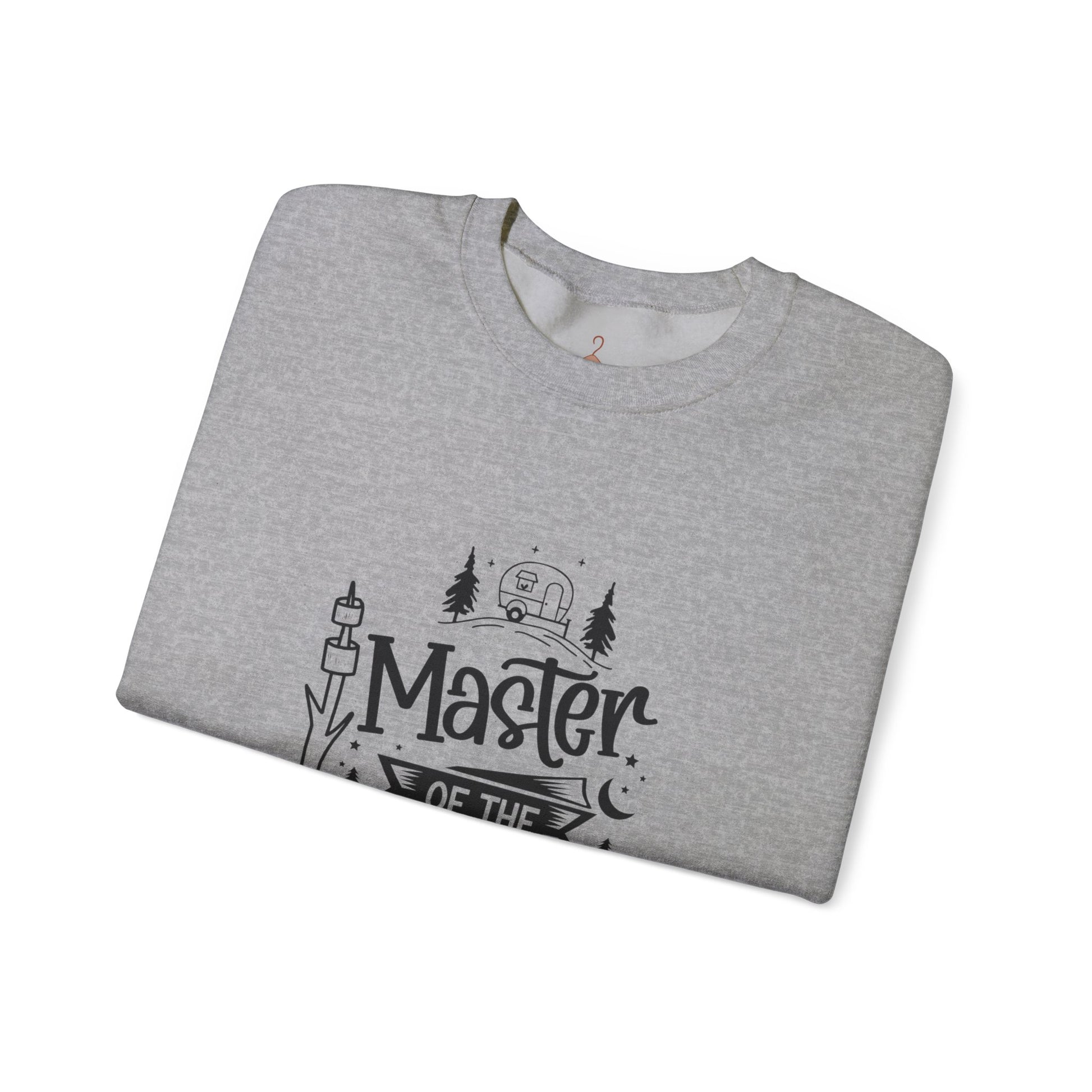 Camp Site Crewneck Sweatshirt — Outdoor Camping Graphic