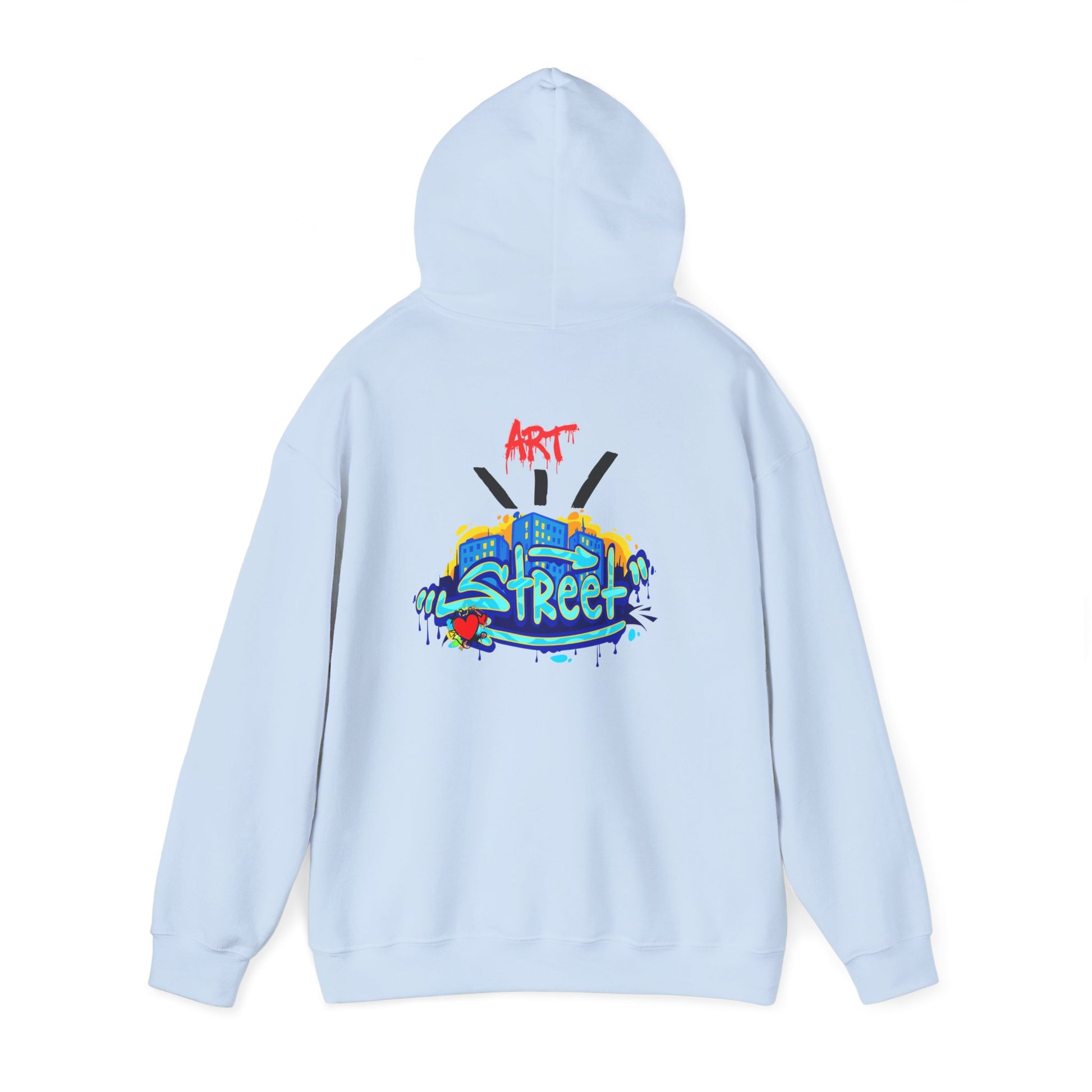 Street Art Inspired Unisex Hoodie, Cool Urban Clothing, Graffiti Sweatshirt